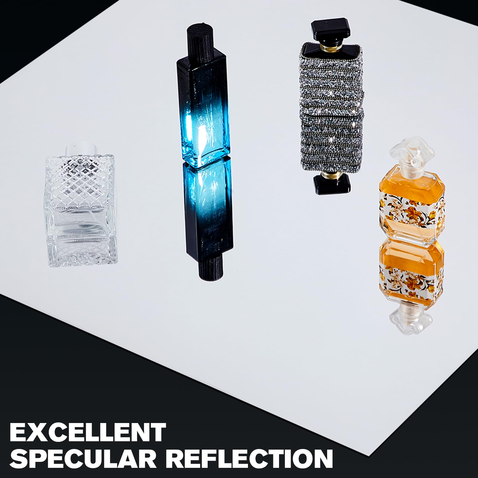 Wenqik Self Adhesive Mirror Paper Stickers for Walls Flexible Mirror Roll Stickers Sheets for Crafts Non Glass Peel and Stick for DIY Home Cabinet Bedroom Door Wall(12 x 118 Inch)