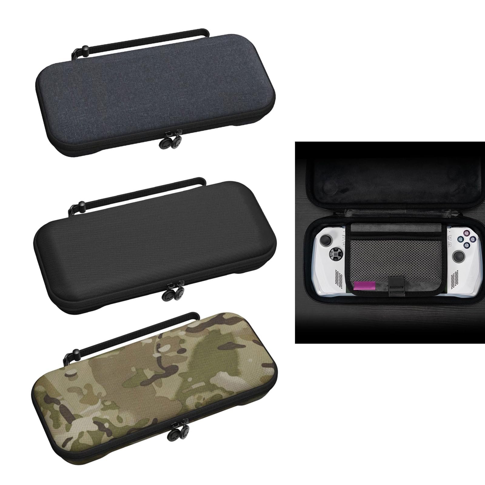 HOOLRZI Bolsa protectora de almacenamiento de viaje para consola de juegos ROG con cubierta resistente al agua y material interior suave