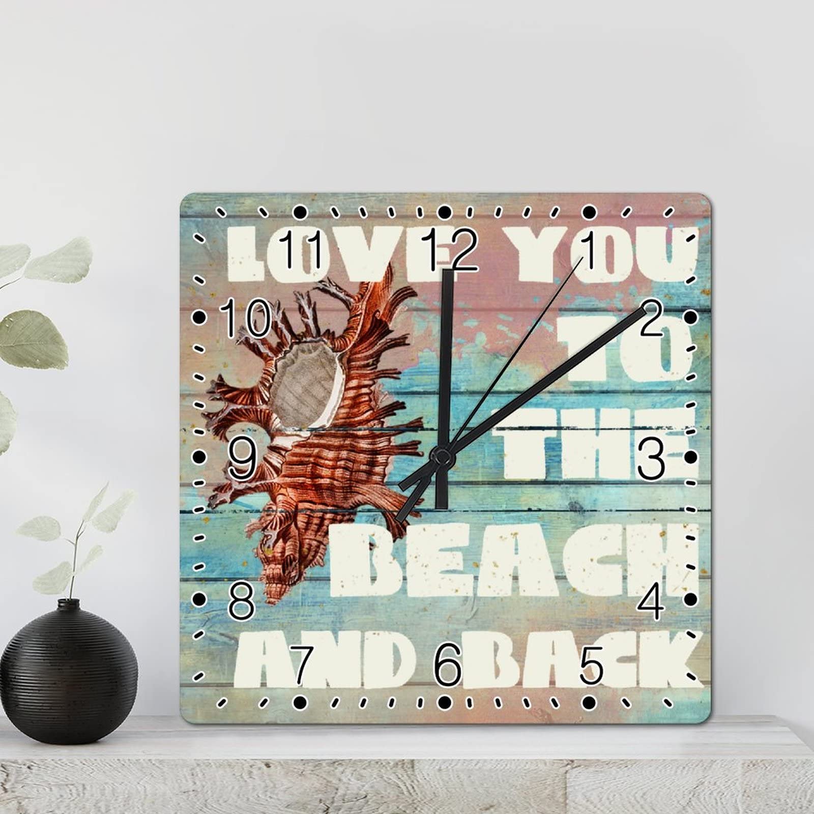 Horloge murale sans tic-tac pour supprimer les bruits de salon