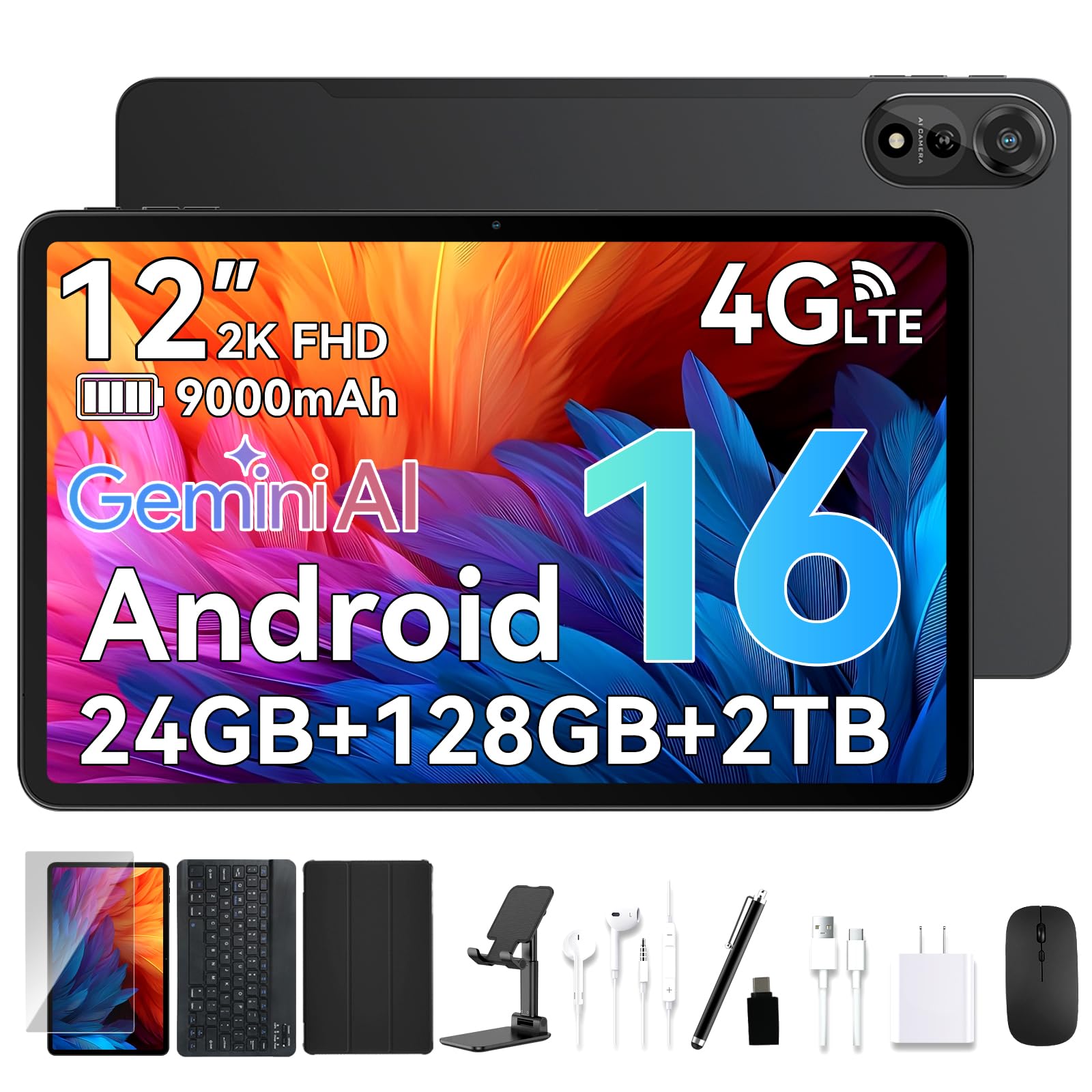 Nexall 12インチ タブレット 16 Android N90 N90 Nexall 初登場】 12インチ タブレット 16 【Android Amazon.co.jp: セット版 Androidタブレット本体