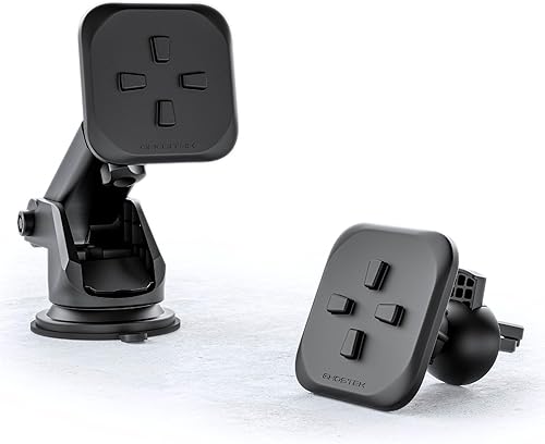 Ghostek EXEC6 - Accesorio de montaje para automóvil, montaje de ventilación y soporte para tablero incluido (negro)