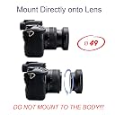 FotoZ 49mm 10x Professional Macro Conversion Lens, Super Macro Lens, 10x Magnification, Manual Focus, Canon EF-M Mount, Glass with Multi-Coating gallery image