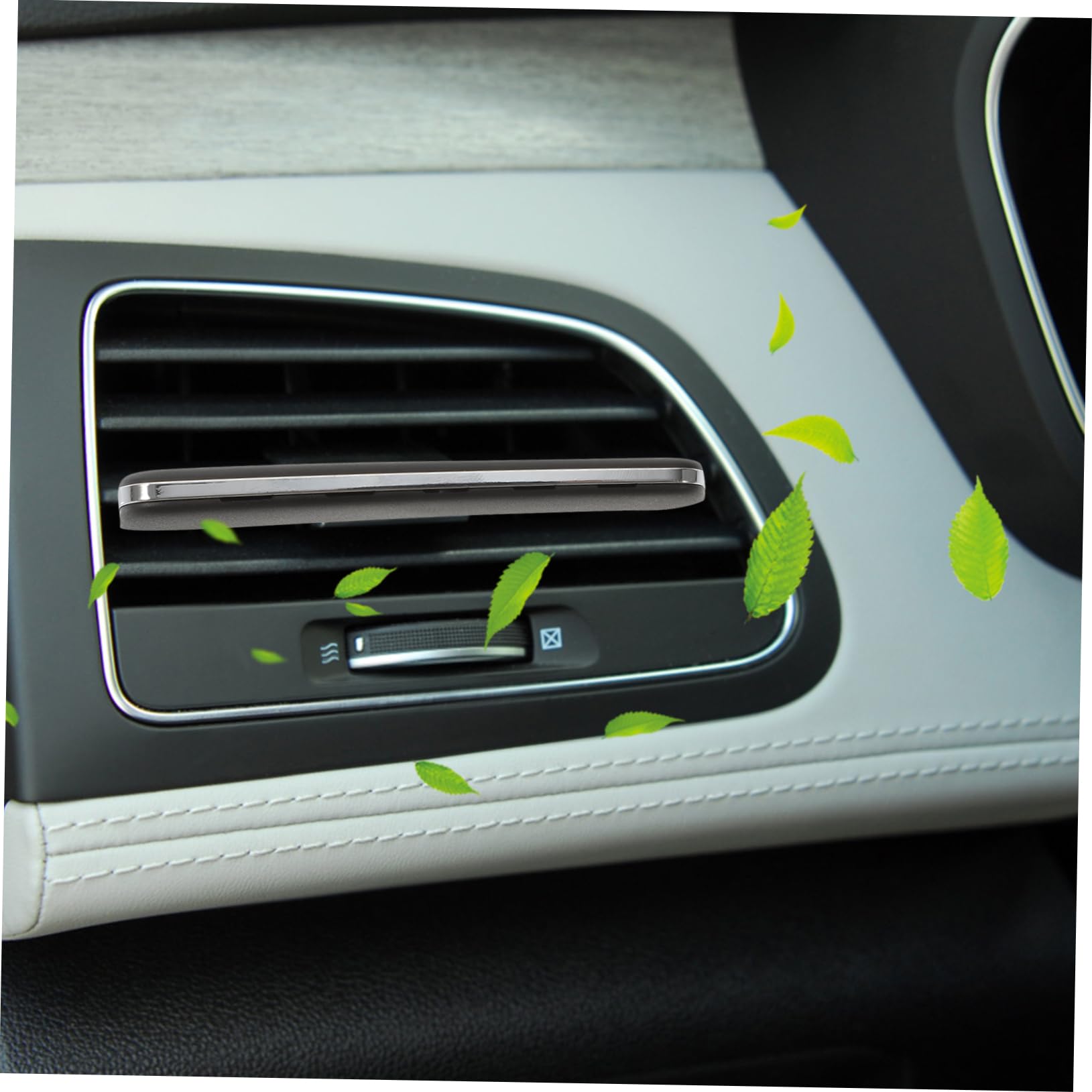 Cabilock Profumatore per Auto Piastra Magnetica in Ceramica e Lega di Alluminio, Design Unico e Delicato, per Interni Auto, Diffusore di Profumo Elegante e Rimovibile