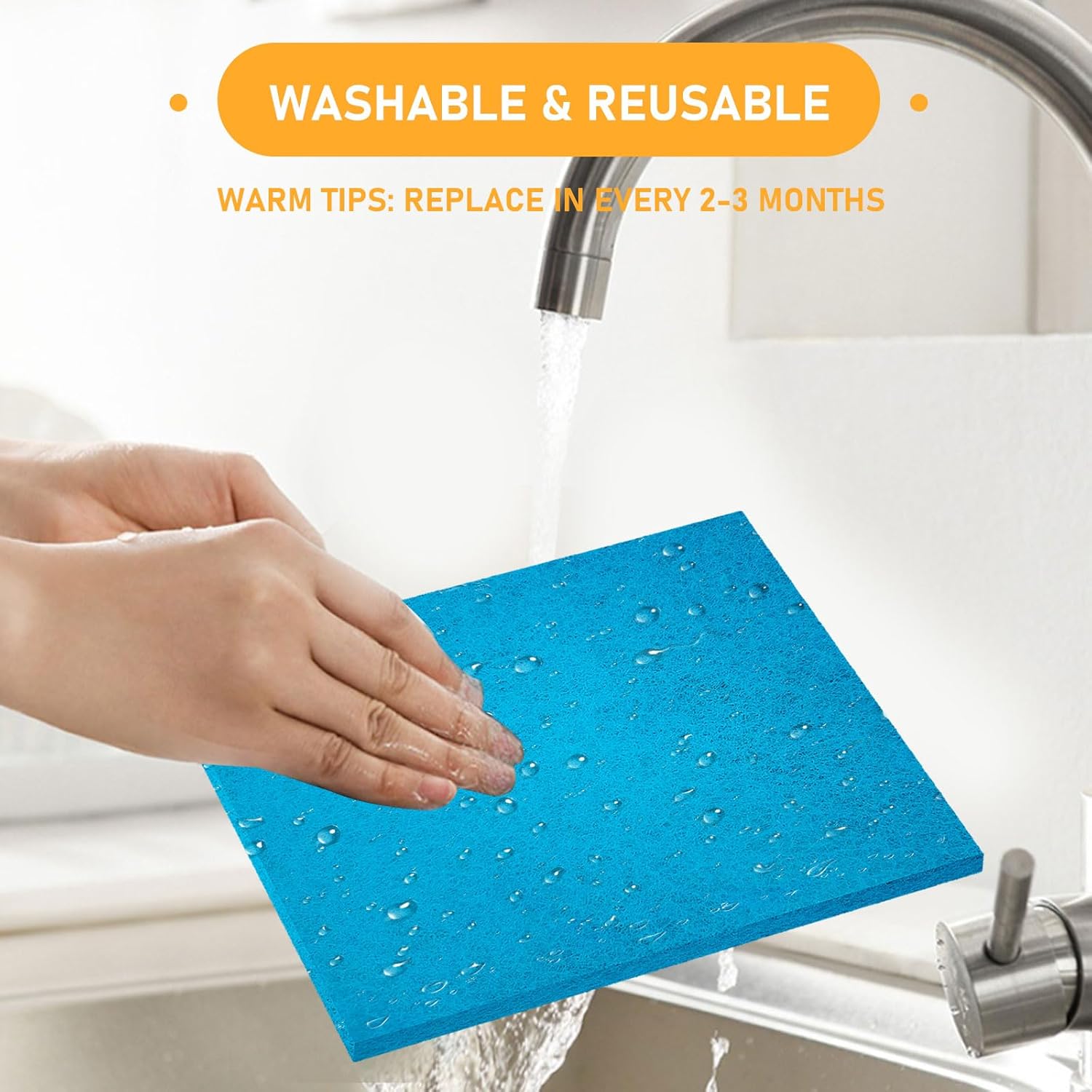 20x30x1 Reusable Air Filter Cut To Compatible with Furnace & Air Conditioner Washable Reusable High Air Flow Polyester Fiber Filter Media, 3 Pack (20" x 30" x 0.7" actual)