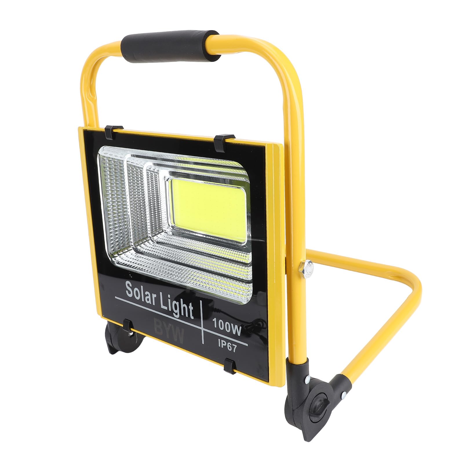 FTVOGUE 100W LED Arbeitsleuchte 20000LM 5000K IP67 Wasserdicht 120° Abstrahlwinkel, mit 180° Verstellbarem Ständer und Klappbarem Griff, für Baustelle Garage (Aluminiumlegierung + legierter Stahl +