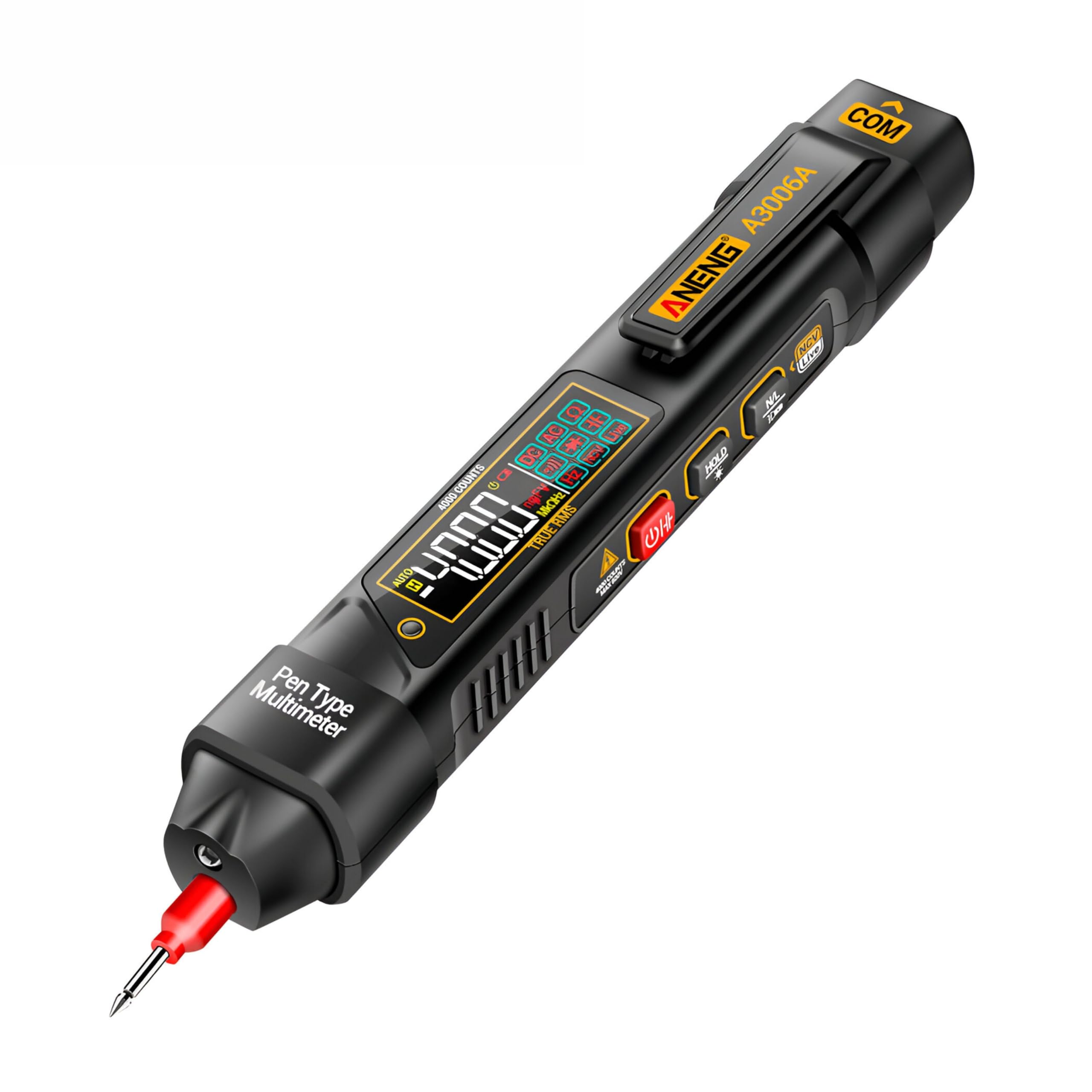 DeWire 2-in-1 Pen Multimeter with Color Display - Smart Digital Multimeter & NCV Tester in One, Auto-Mode AC/DC Voltage, Resistance, Capacitance, Diode Test, Frequency And Breakpoint Detection