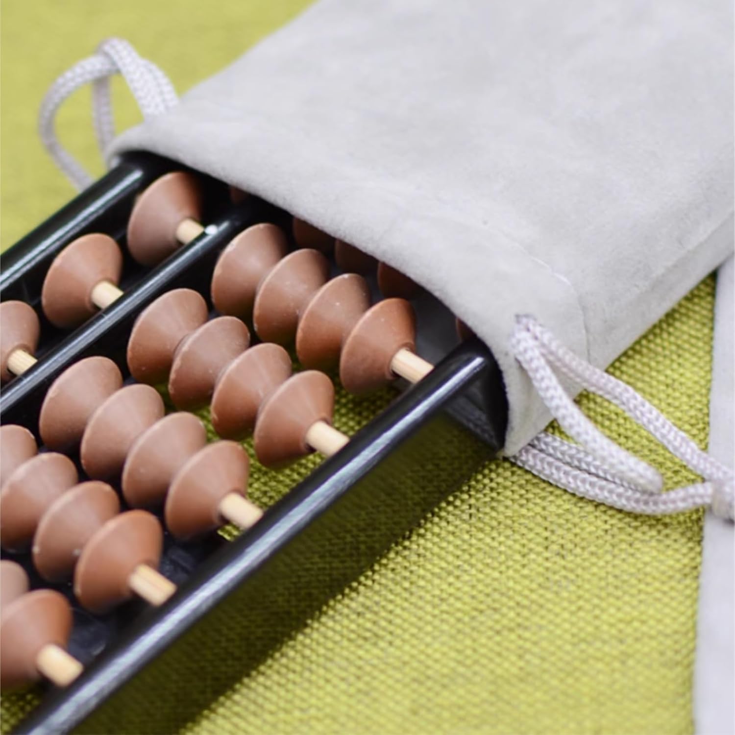 Counting Frame, Professional Abacus 23 Column Calculator with Reset Button Counting Tool Educational Office School Learning Mathematics Abacus