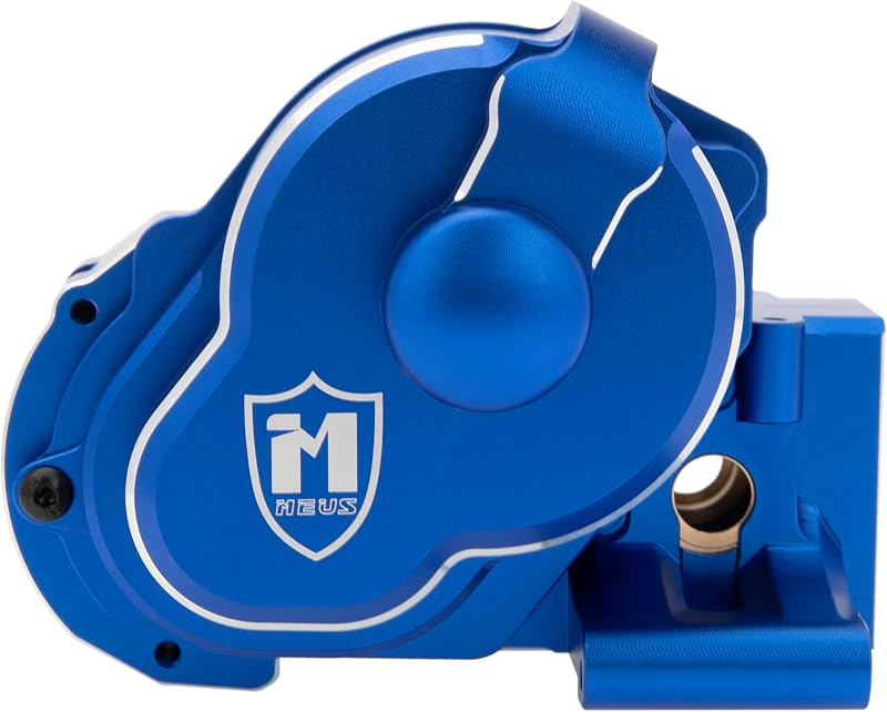 MEUS RACING Transmission Case Gearbox Housing for 272 272R Traxxas VXL 2WD Slash Bandit Rustler Stampede Drag Slash C10 Mustang 5.0 F-150 Raptor (Blue)