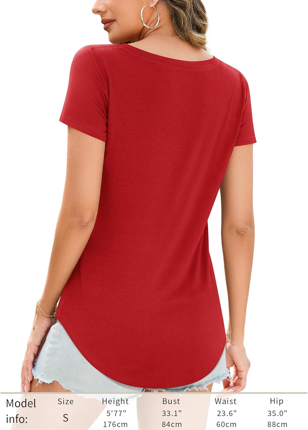 DittyandVibe Women's Long Sleeve Tunic Tops Casual Cold Shoulder Blouse Shirts - Image 2