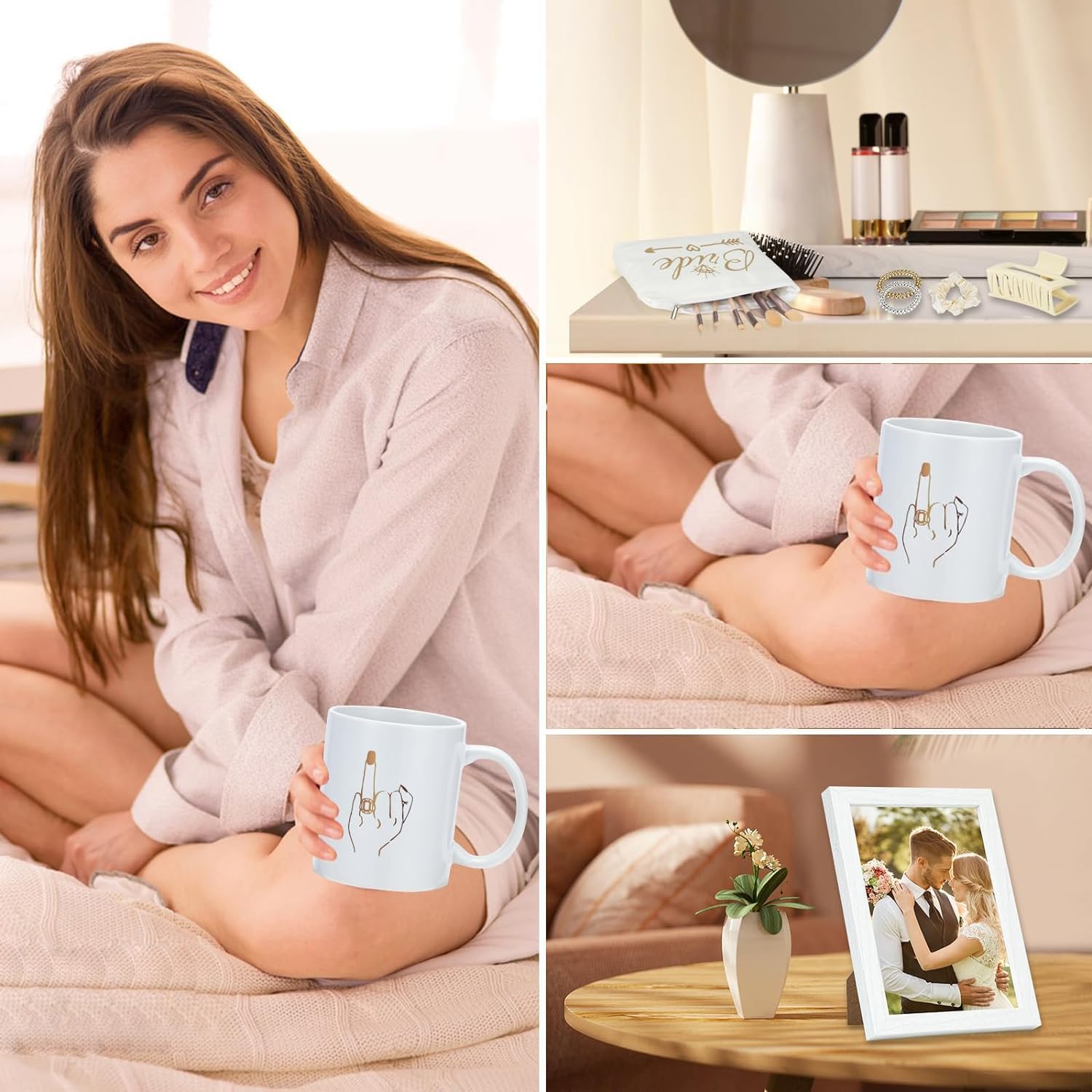 Bride To Be Gifts Box - Perfect Bridal Shower Gifts for Her, Engagement & Bachelorette Party! Includes 20 oz Stainless Steel Straws - Image 5