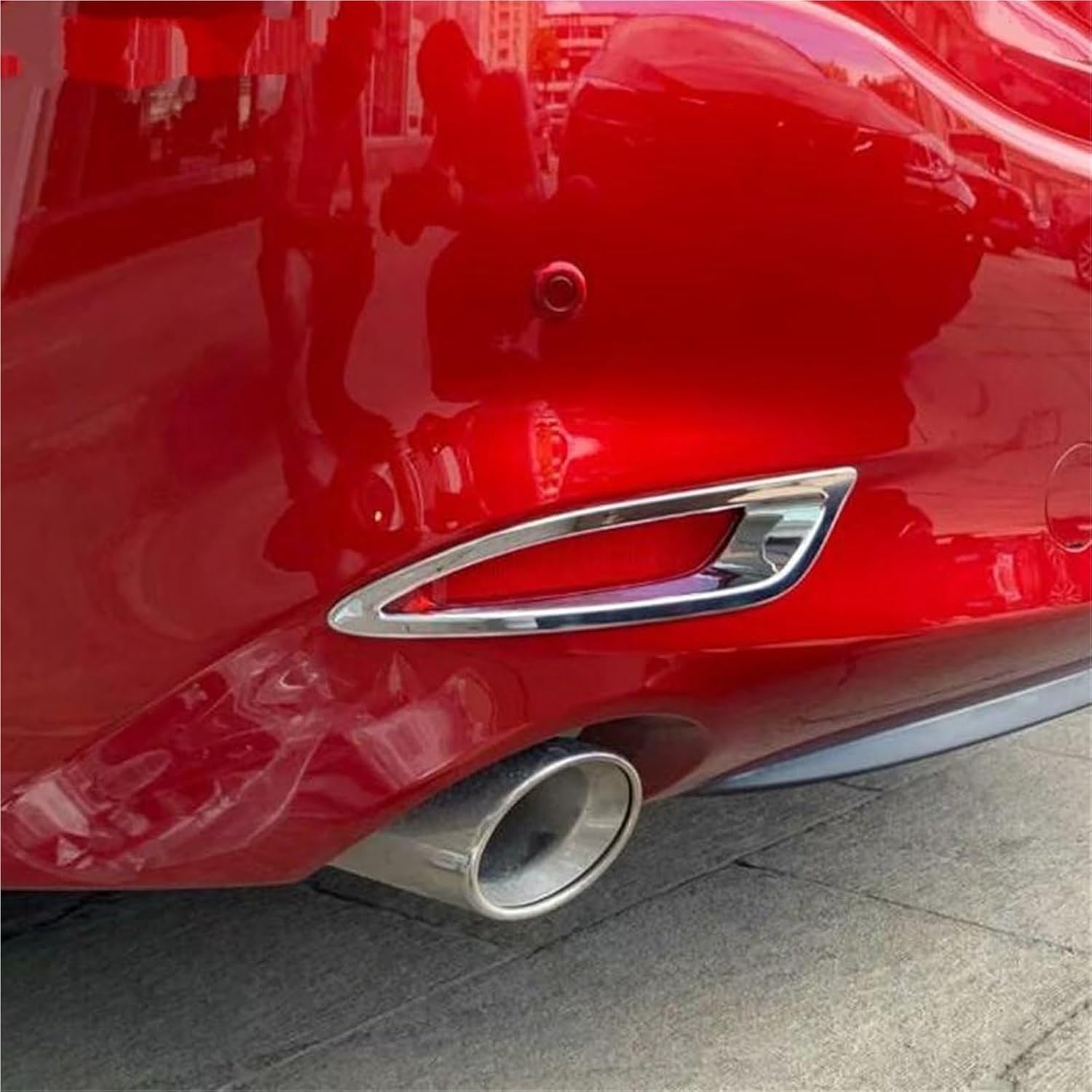 1ペア車のリアフォグライトランプカバートリム装飾クロームABS、Mazda6 2018 2019 2020に適合 1ペア車の リアフォグライト ランプカバートリム装飾クロームABS、Mazda6 2018 2019 2020に適合 フォグランプアクセサリー 用のマツダ 6 M6 アテンザ  2019-2023 用 リア ... 車のフォグランプグリル 用のマツダ 6 M6 アテンザ 2019-2023 用 リアフォグランプ ランプ カバー トリム