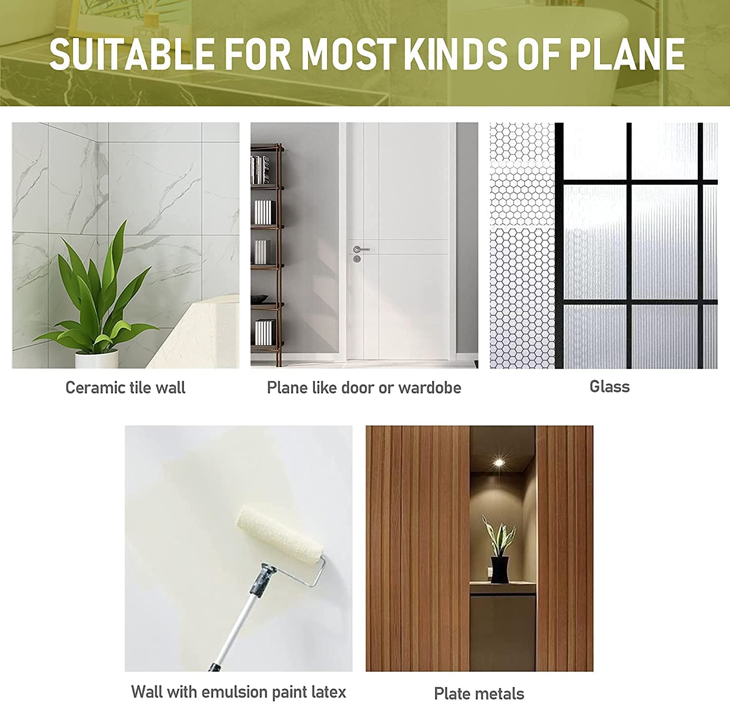 pentaQ Full Length Mirror Tiles 4 Pack, 12x12 Inches, High Definition