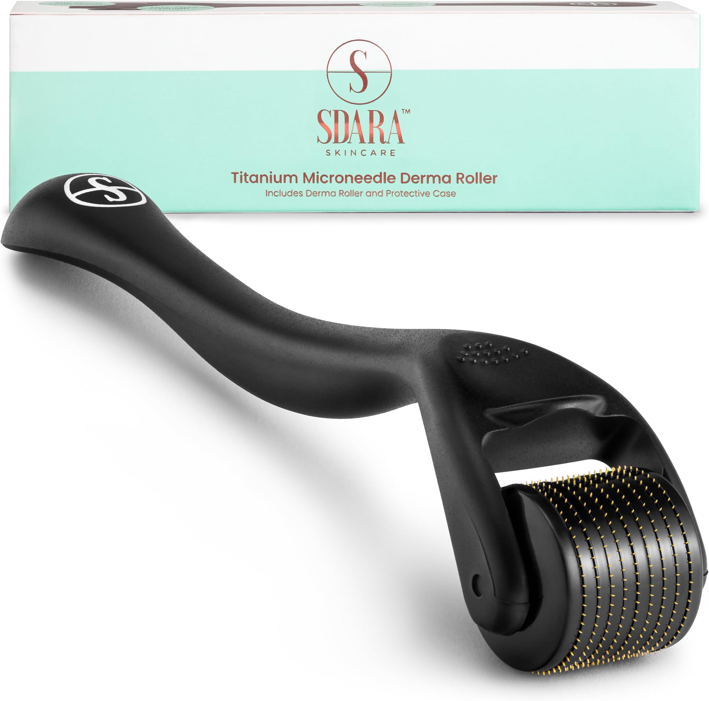 Sdara Derma Roller Micro Needle 1-Pack Black