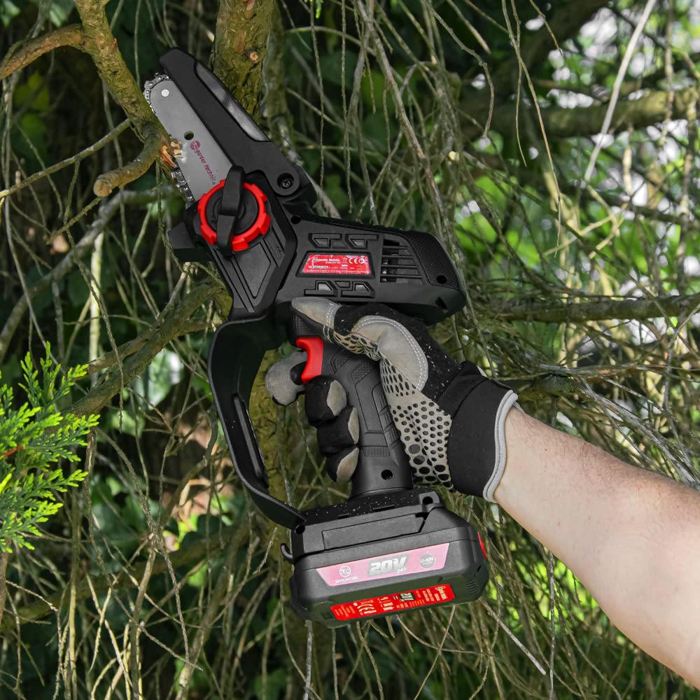 Tronçonneuse portative rechargeable 20V - Livrée avec batterie et chargeur - Elem Garden