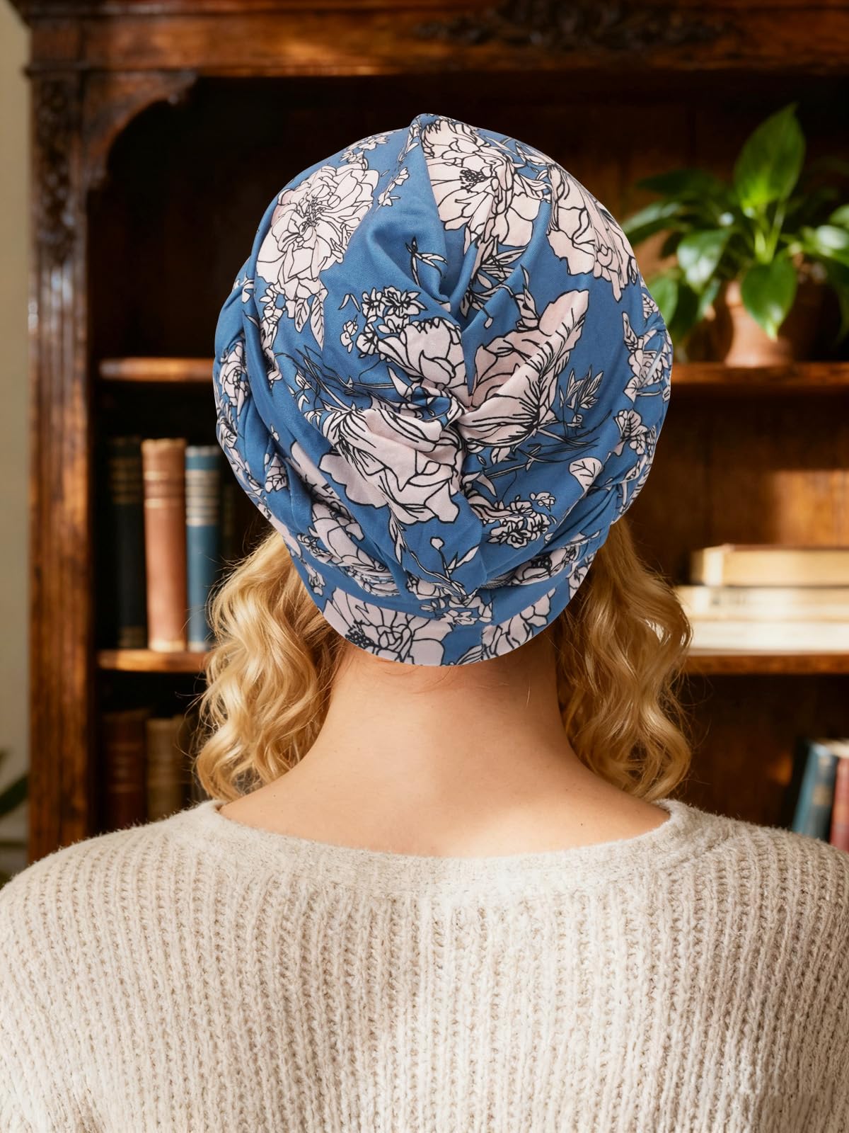 LIMHOO Turban torsadé pré-noué pour femme - Style bohème - Pour chimio perte de cheveux - Style décontracté