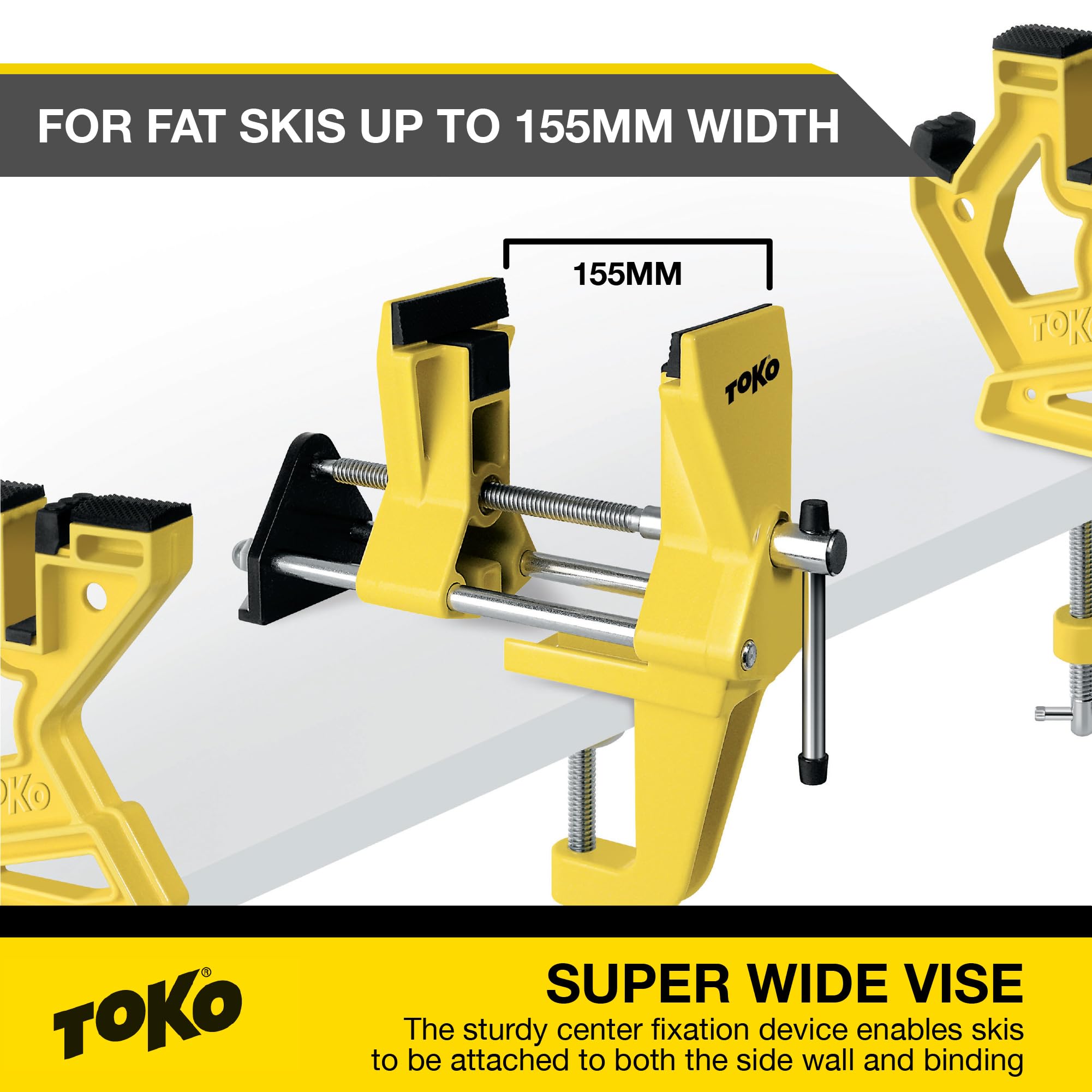 未使用保管品 TOKO トコ ワイドスキーバイス 持ち堪え - スキー