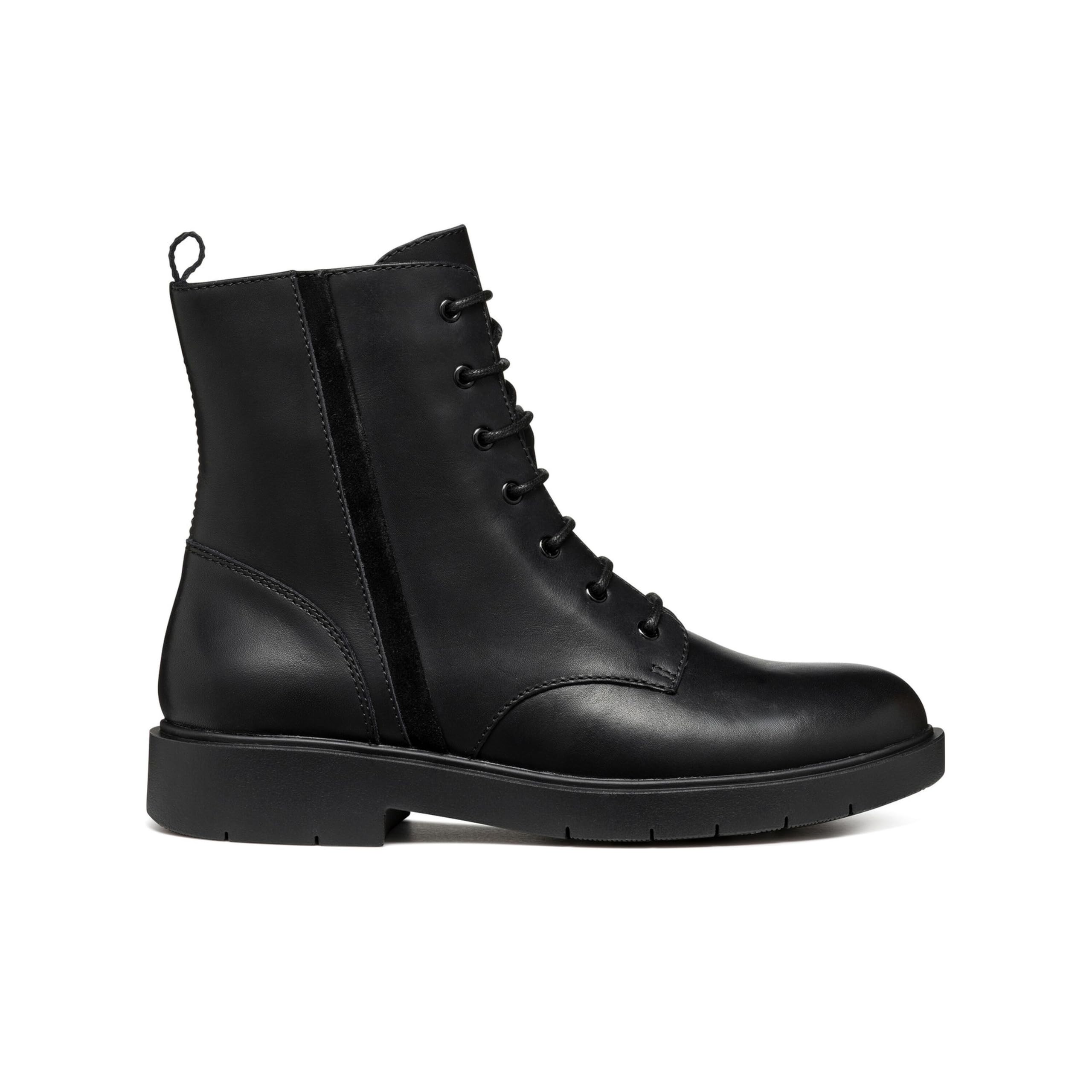 Geox Women's D Spherica Ec1 D Ankle Boot, Black, 2 UK