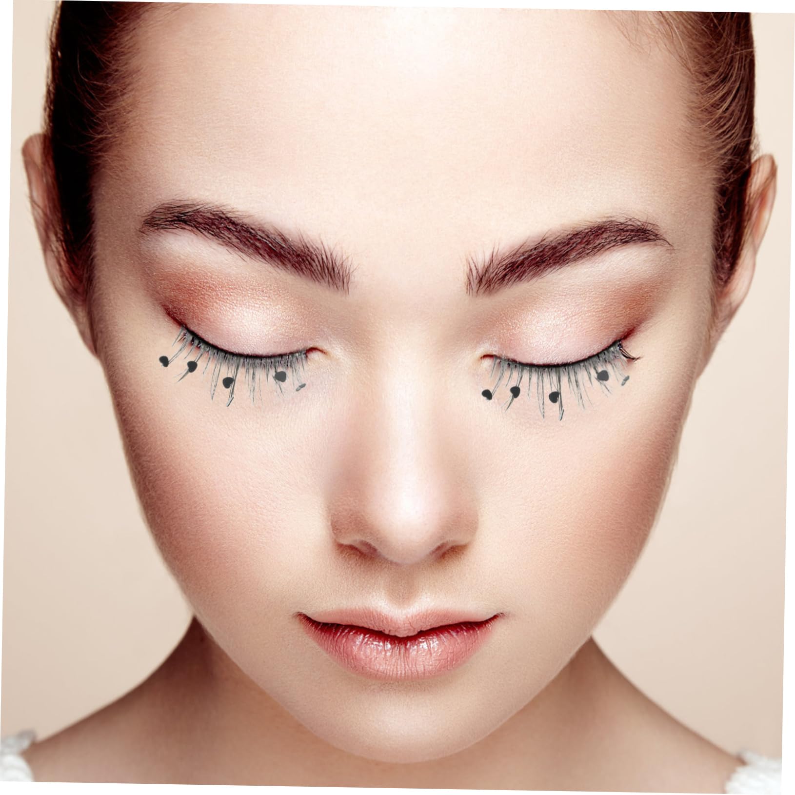 Beavorty 9paare Falsche Wimpern Mit Bunten Pailletten Herz Und Blumenmuster Für Einzigartigen Augenaufschlag Einfache Anwendung Für Und Besondere Anlässe