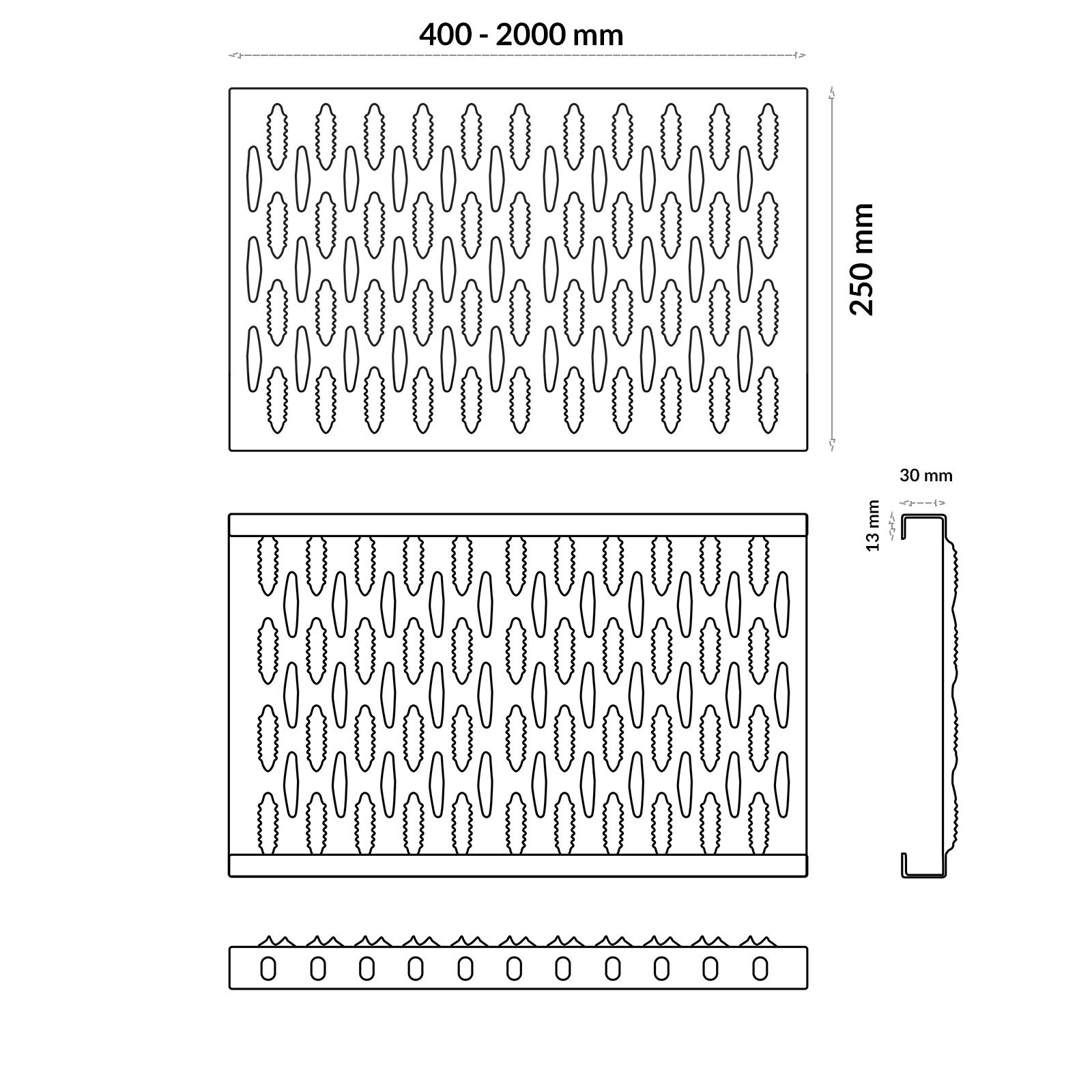 DQ-PP STEIGTRITT SET | 60cm | Kastanienrot RAL 8004 | Stahl verzinkt | Dachtritt Komplett für Dachziegel | Kaminpodest Steigtritt Dach | Gitterrost Tritt