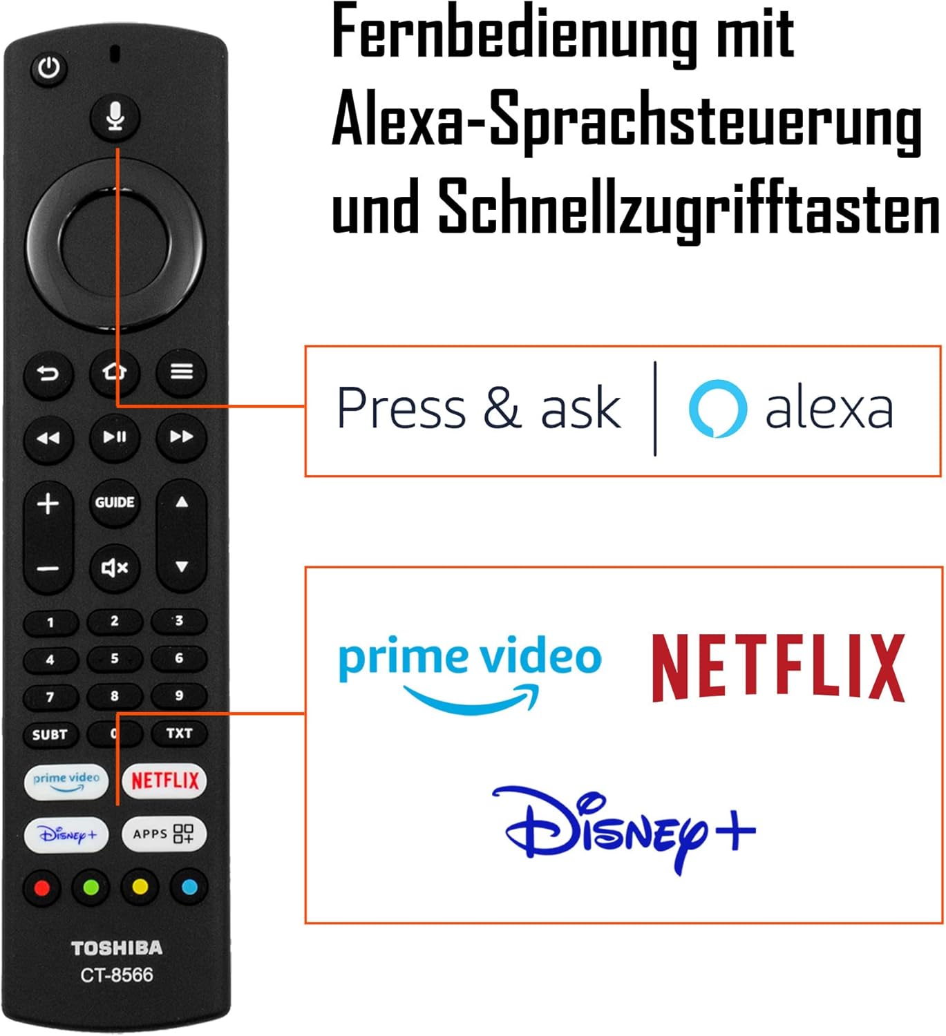 Toshiba Smart Fire TV 50 Ultra HD 50UF3D63DA, TV 4K 50 Pollici con Alexa Integrata, Televisore LED Compatibile con Alexa, DVB-T2, Tecnologia LED, Dolby Vision HDR10, HDMI 2.1, Dolby Atmos Toshiba Smart Fire TV 50 Ultra HD 50UF3D63DA, TV 4K 50 Pollici con Alexa Integrata, Televisore LED Compatibile con Alexa, DVB-T2, Tecnologia LED, Dolby Vision HDR10, HDMI 2.1, Dolby Atmos