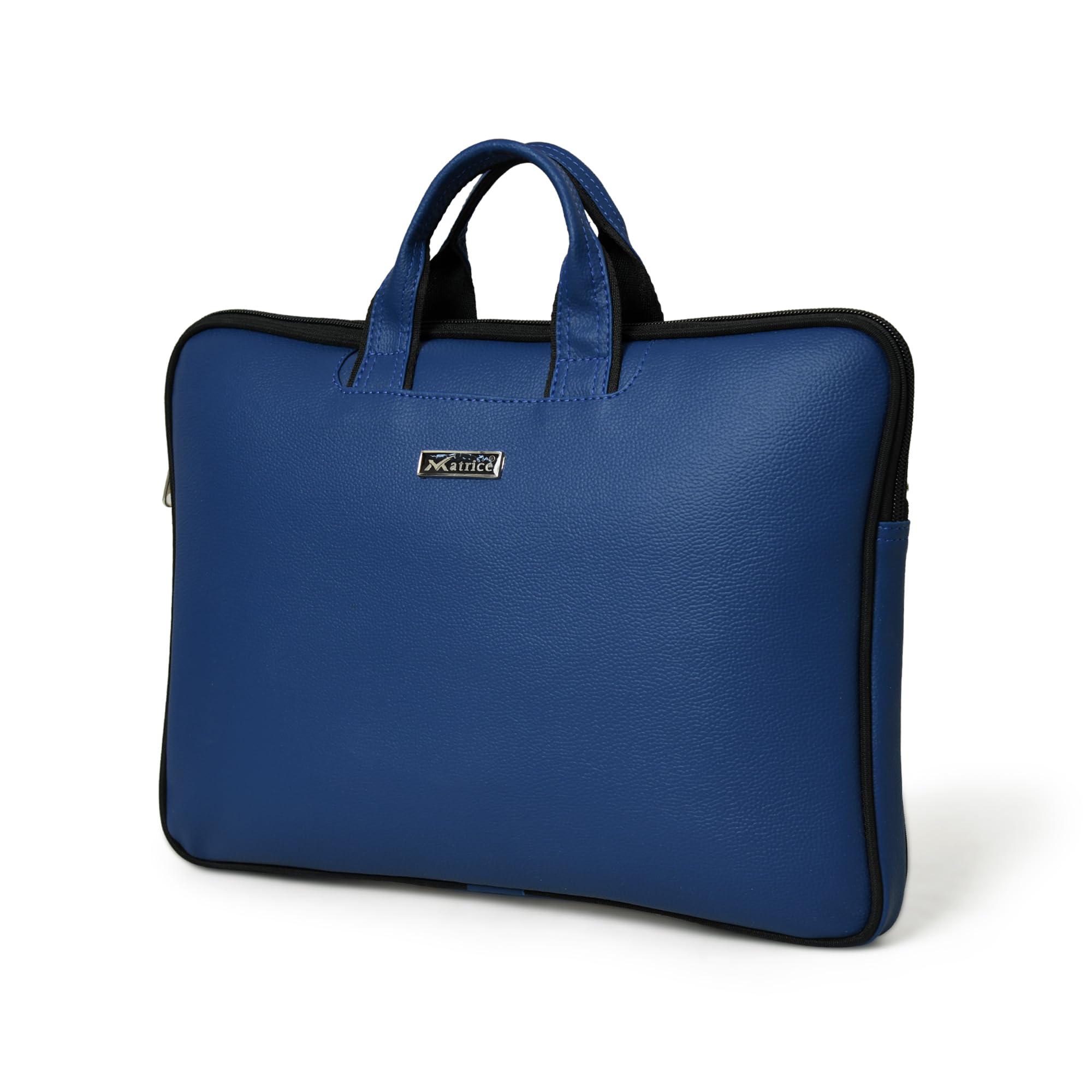 MATRICE Faux Vegan Leather Unisex Laptop Messenger Bag for Men and Women in Office Fits 14/15.6/16 Inch Messenger and Shoulder Bag for Travel (0810- Blue) (B0CTMB7JX3) Amazon Price History, Amazon Price Tracker