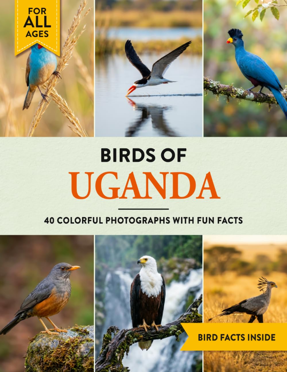 Birds of Uganda: A Birdwatching Picture Book with Fun Facts and Photography for Kids, Adults & Birders