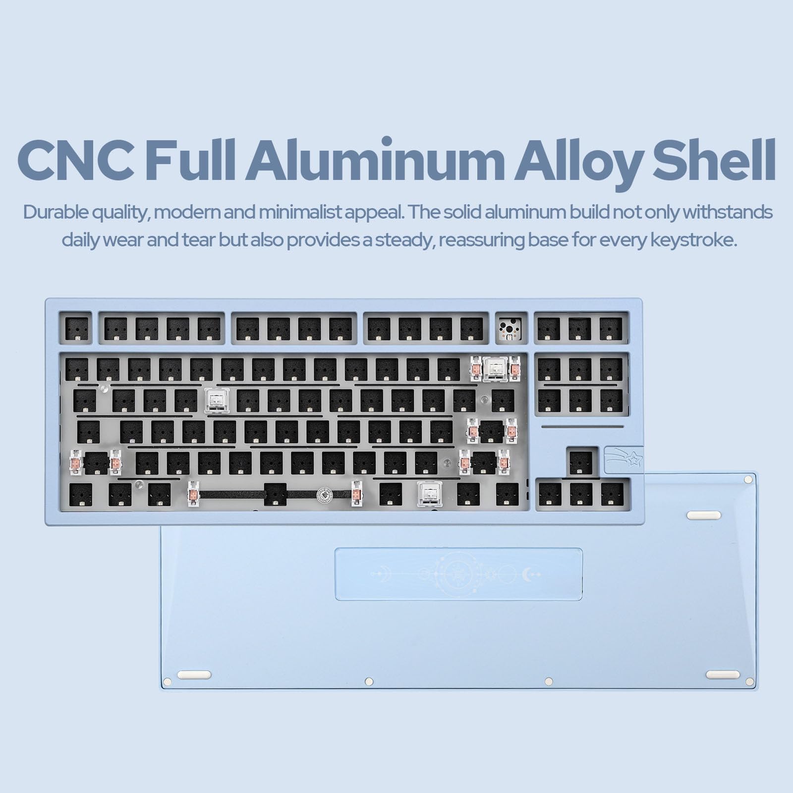 Picture of Snapklik.com : EPOMAKER X Feker Galaxy80 Gaming Keyboard Kit, Aluminum ...