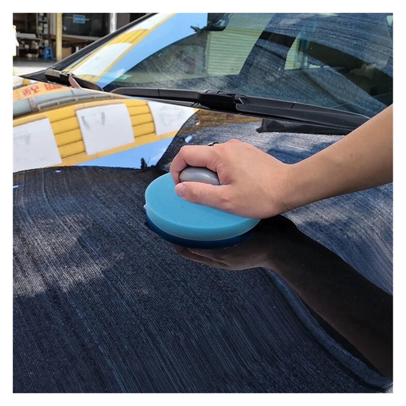 50 sztuk 6 cali (150mm) płaska gąbka Buff polerka Pad zestaw polerski do polerowania samochodu