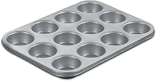 Cuisinart Chef's Classic Nonstick Bakeware 12-Cup Muffin Pan, Silver