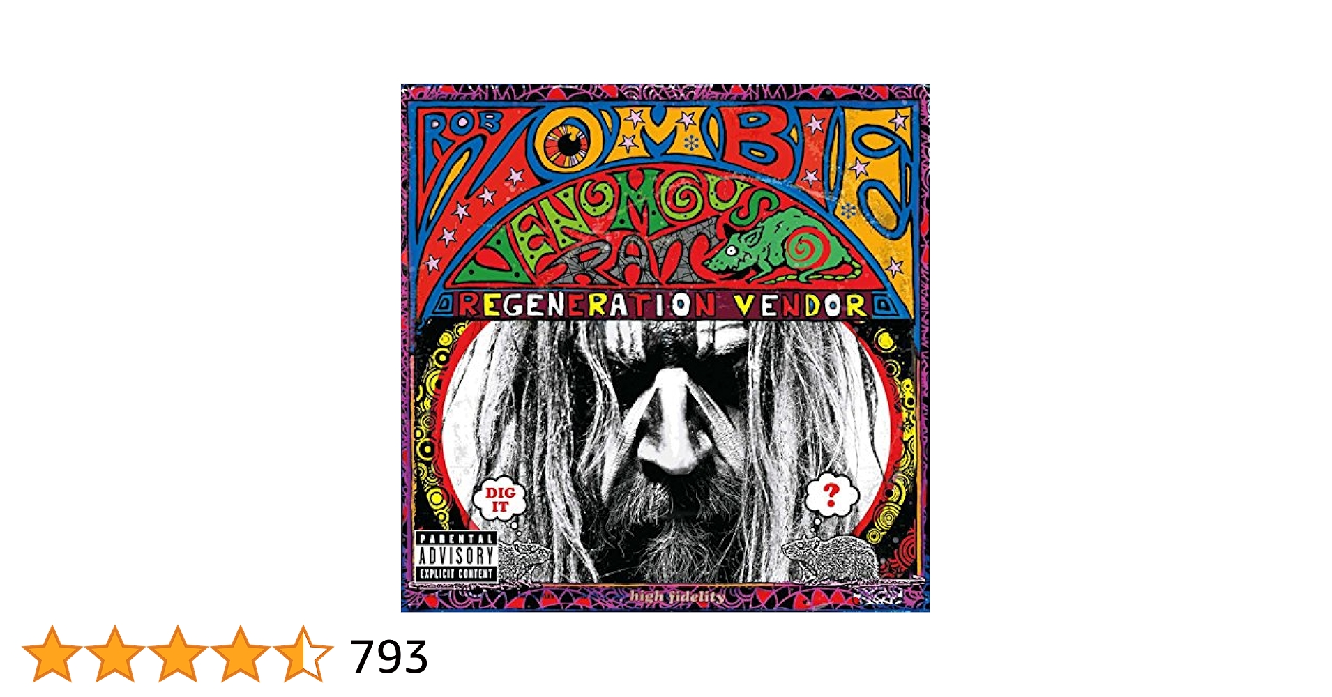 Venomous Rat Regeneration Vendor - Amazon.com Music