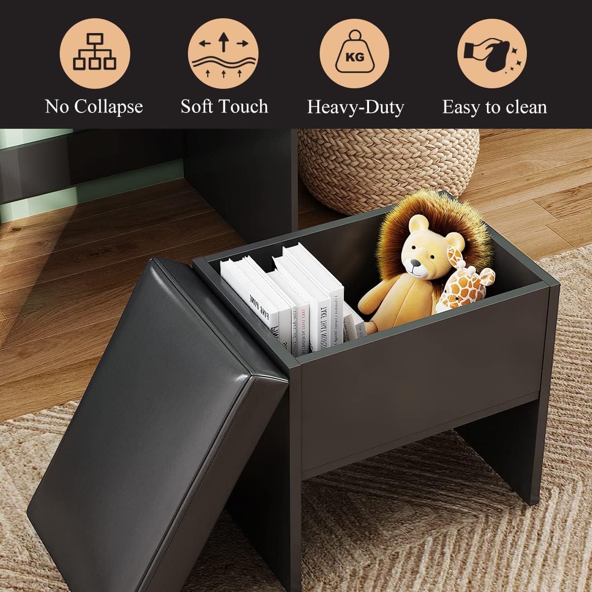 M&W Makeup Vanity Table Set with 3 Color LED Lighted Mirror, Dressing Desk with Large Drawer and Cushioned Stool for Bedroom, for Women, Black : Home & Kitchen