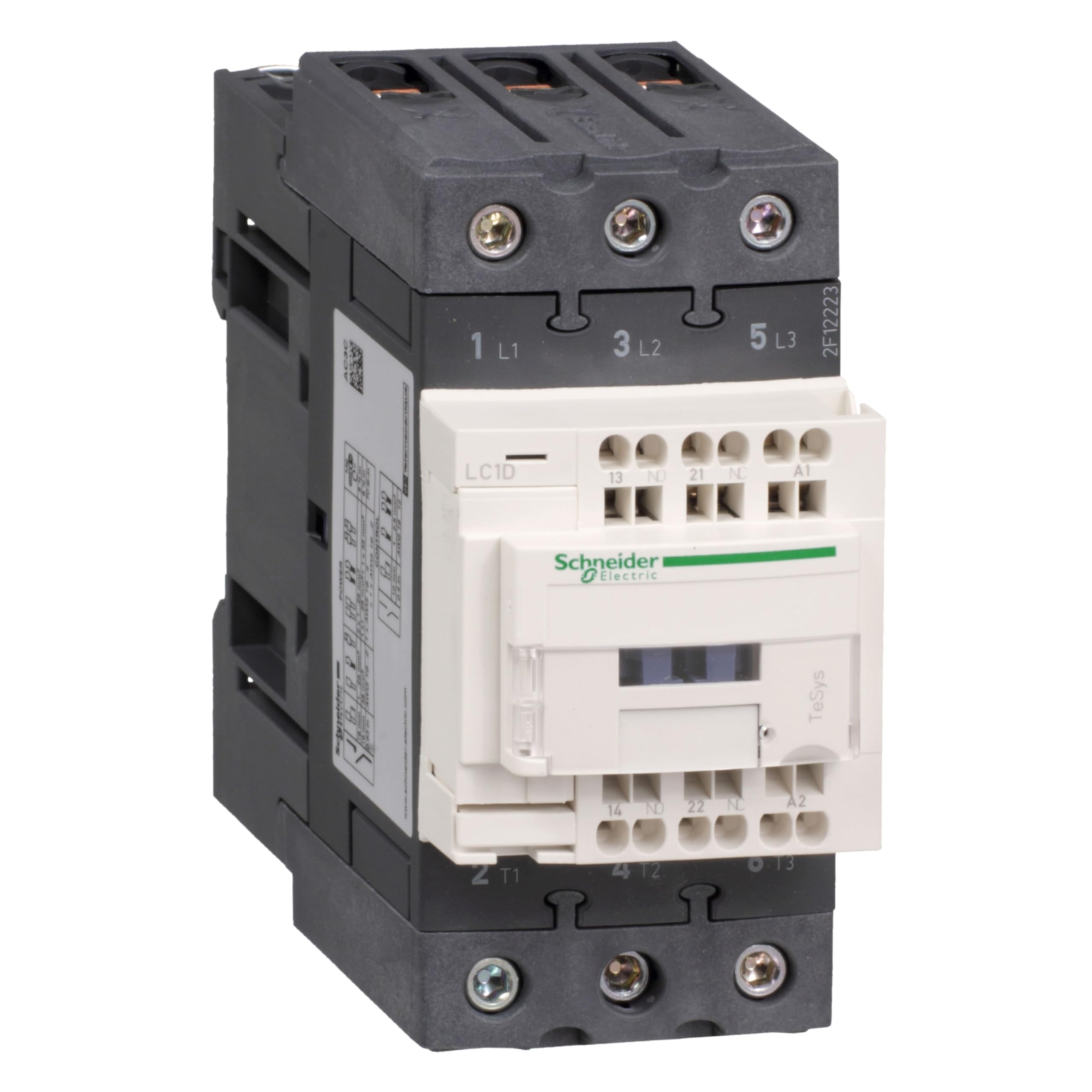 Contactor TeSys D 3P AC-3 440V Schneider LC1D50A3E7 bobina 48V CA para motores trifásicos