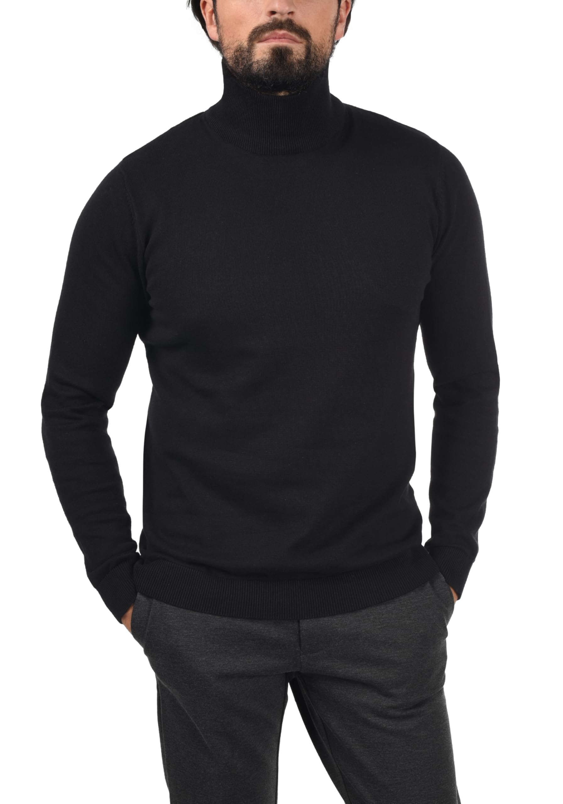 !Solid SDArio Herren Rollkragenpullover Feinstrick Pullover