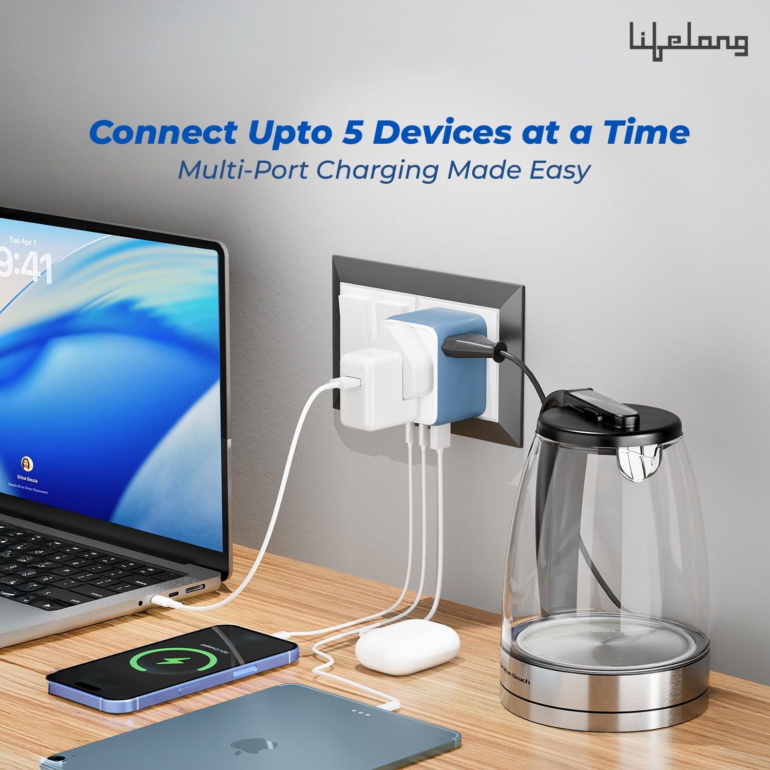 Lifelong Universal Travel Adapter - Charge Anywhere -8 Lifelong Universal Travel Adapter - Charge Anywhere -8