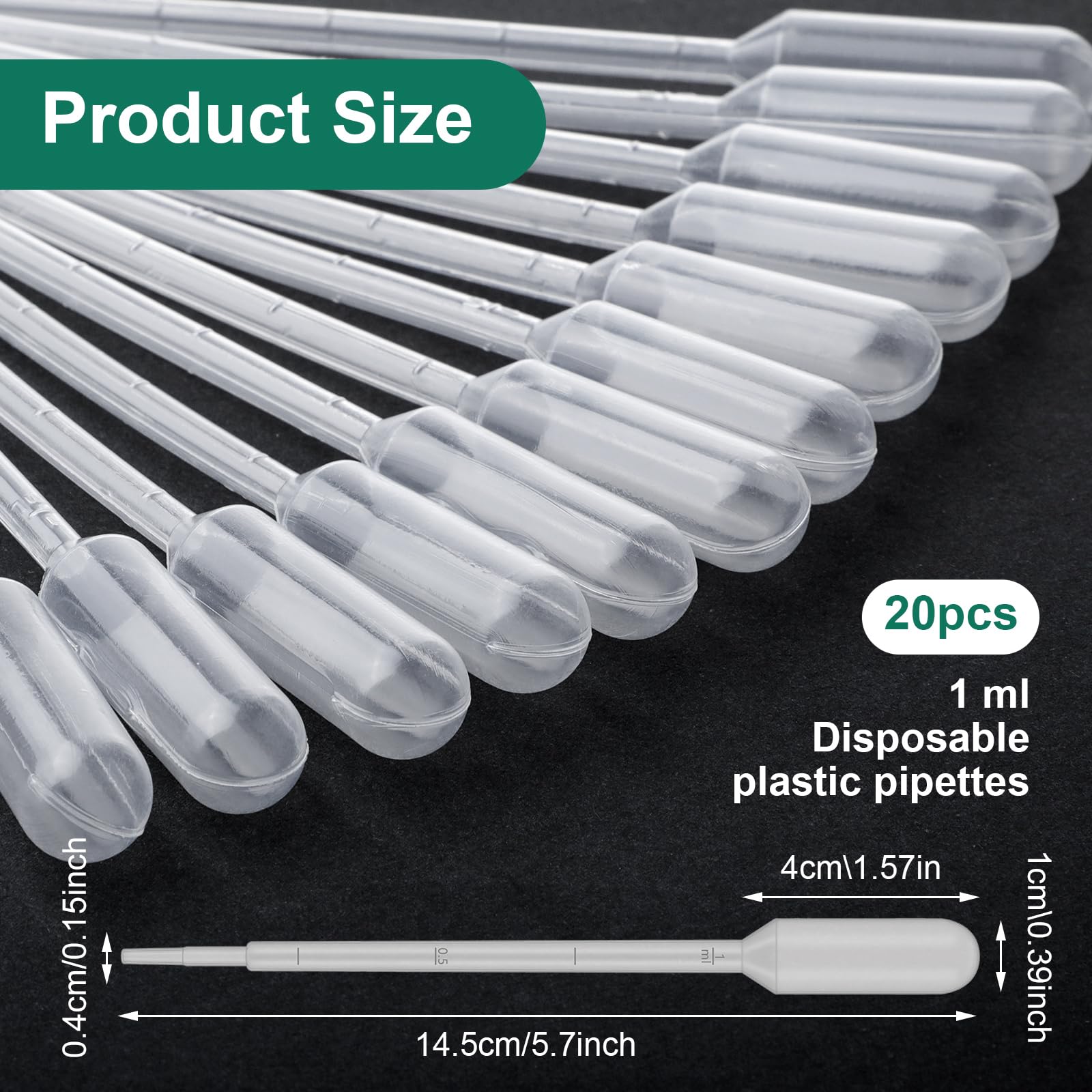 200 Pipette Contagocce Monouso 2ml | Per Laboratorio, Cosmetici E Fai Da Te - Foto 4