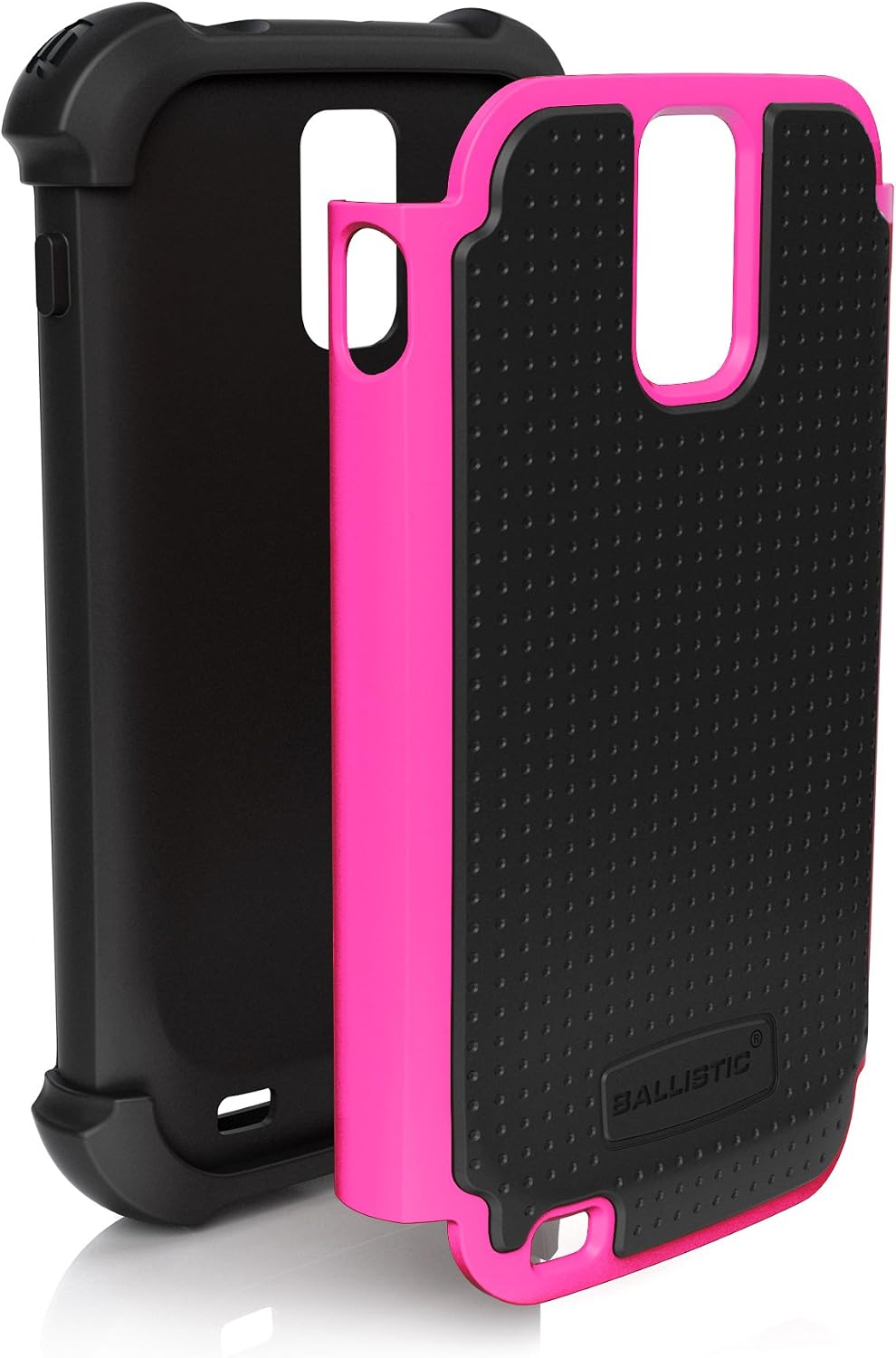 Ballistic SA0737-M365 Soft Gel Case for Samsung Hercules - 1 Pack - Carrying Case - Retail Packaging - Black/Pink