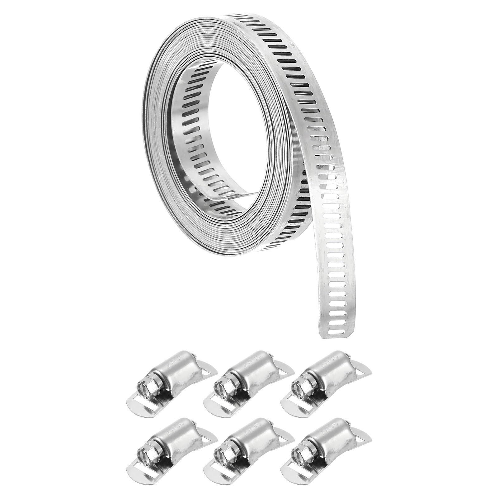 Colliers de serrage en acier 304 pour tuyau de refroidisseur avec sangle métallique 3m