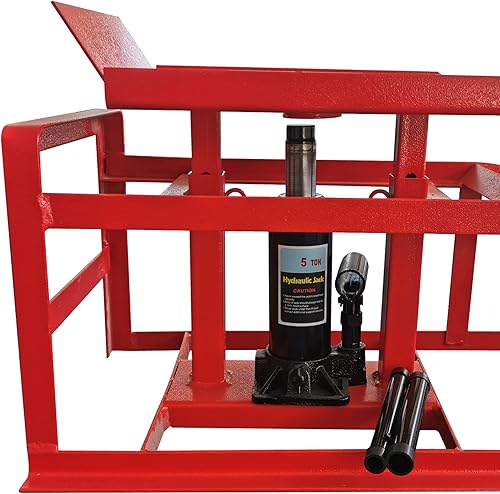 Miniatura 4 de 2PCS Auto Car Truck Service Rampas elevadoras, 10000lbs Heavy Duty Hydraulic Car Rampas Lift para reparación de automóviles