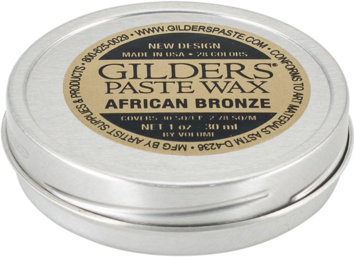 Baroque Art "Highlight Metal, Wood and More!" Gilders Paste, 1-Ounce, African Bronze