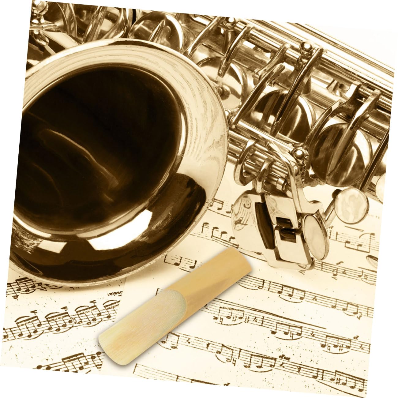 ifundom 50pezzi Ance Per Sax Tenore Sostituzione Di Qualità Per Strumenti Musicali Suono Stabile e Controllo Facile Compatibili Con La Maggior Parte Dei Sax Per Concerti e Prove