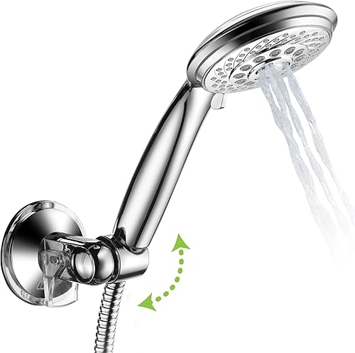 Miniatura 4 de HotelSpa - Soporte de pared de ducha de mano universal ajustable en ángulo para un fácil alcance/ángulo perfecto para cualquier ducha. Bloqueo