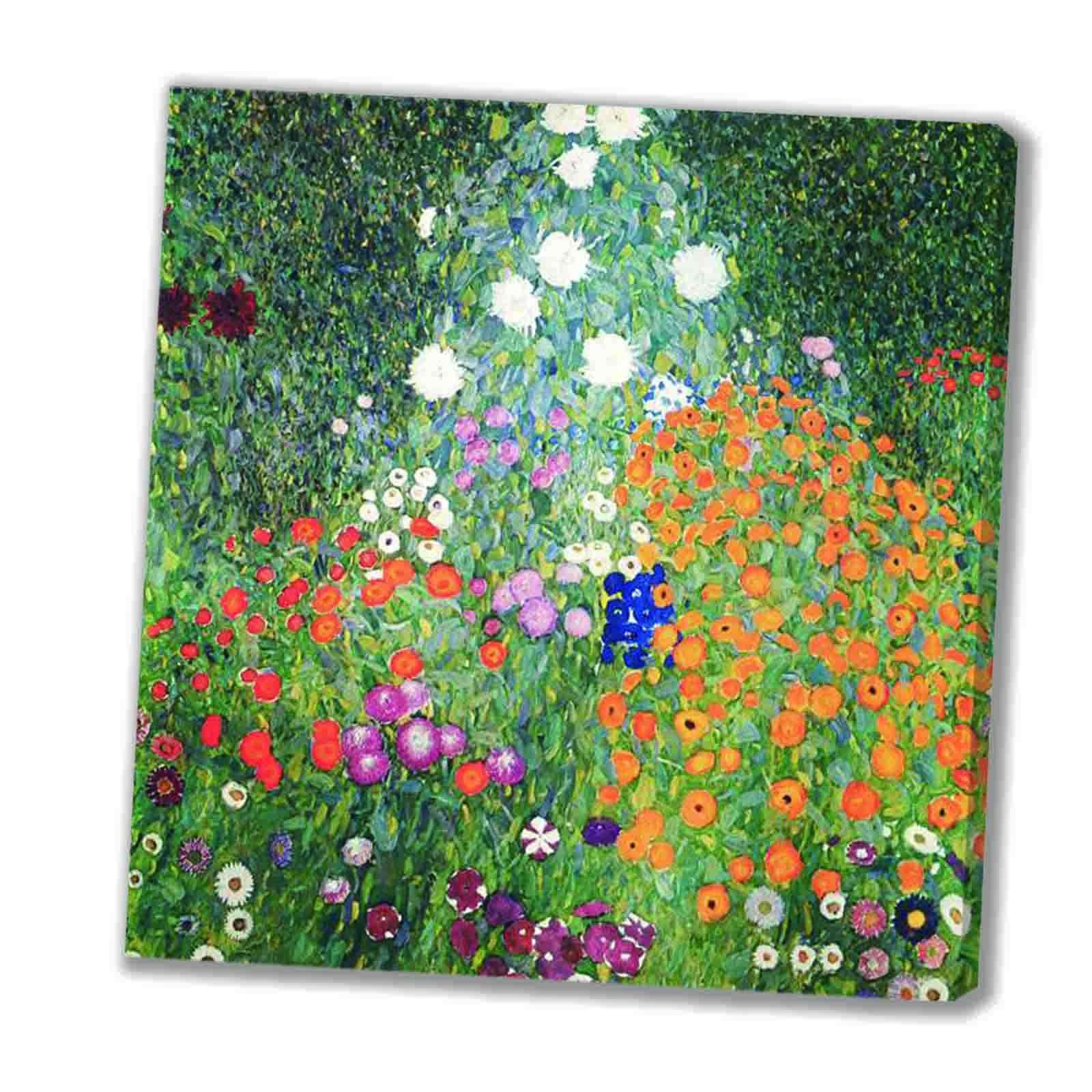 Amazon.co.jp: グスタフ・クリムト《フラワーガーデン》 888（40x40cm