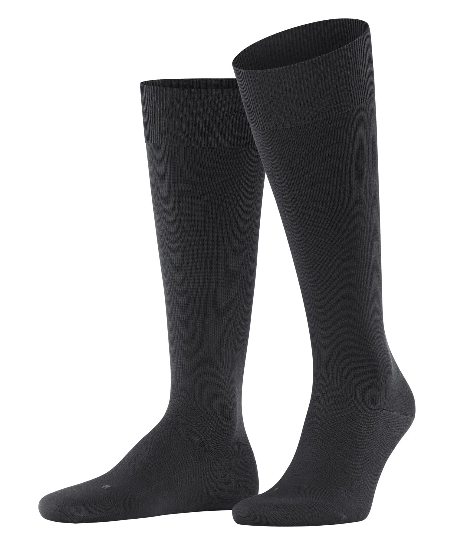 FALKE Men's Ultra Energizing M KH Cotton With Compression 1 Pair Knee-High Socks, Grey (Anthracite 3110) - Calf circumference W4, 8.5-9.5