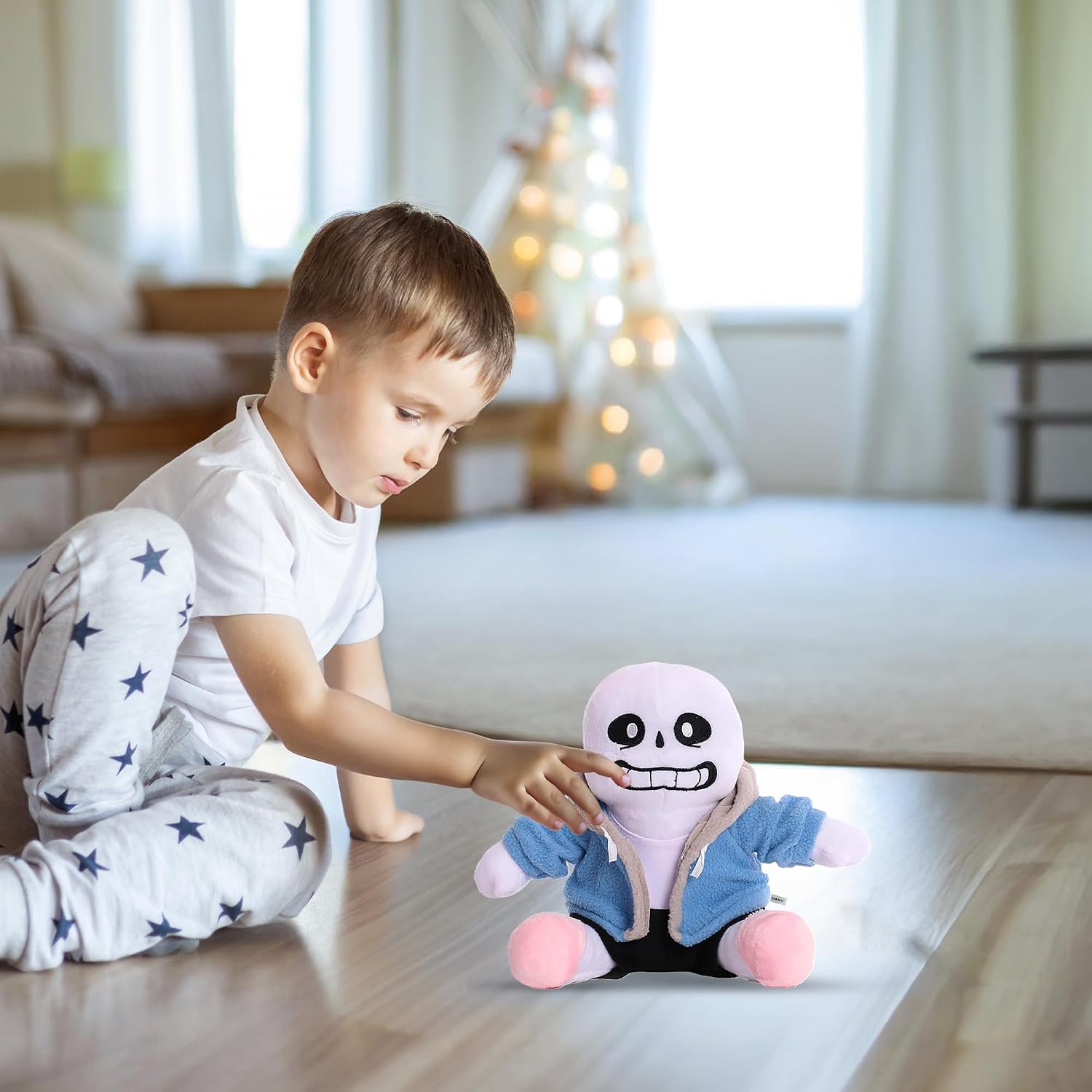 Adventure Plush Figurine, Cute Soft Collectible Stuffed Toy, Huggable Birthday Gift for Kids (Style 1)