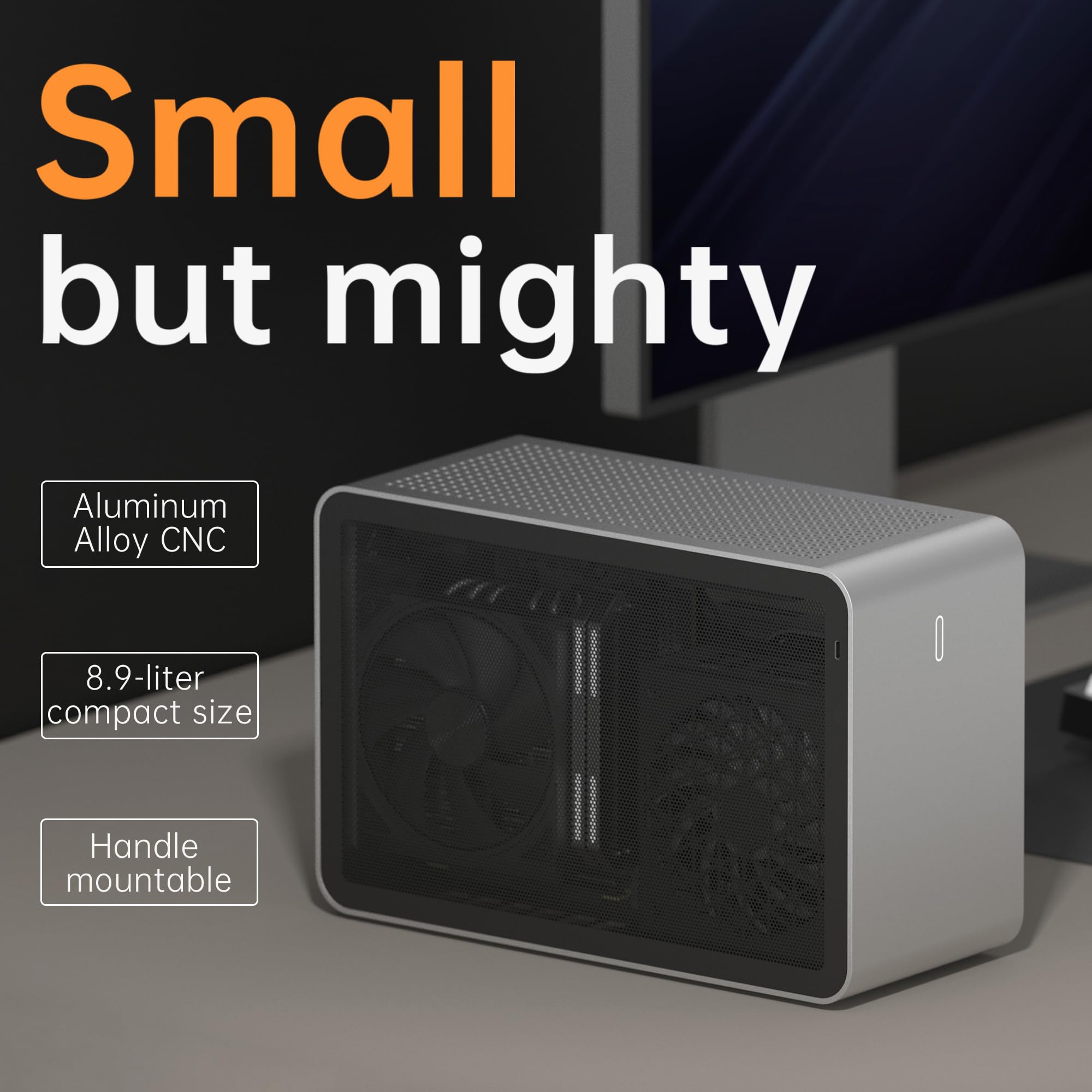 Amazon.co.jp: COOJ SF3 Mini ITX A4 SFF アルミニウムポータブル