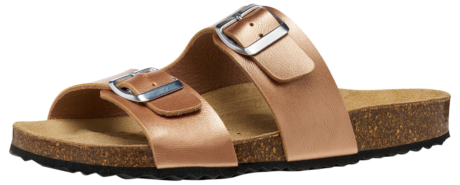 Geox Women's D BRIONIA L Flat Sandal, Peach, 40 EU