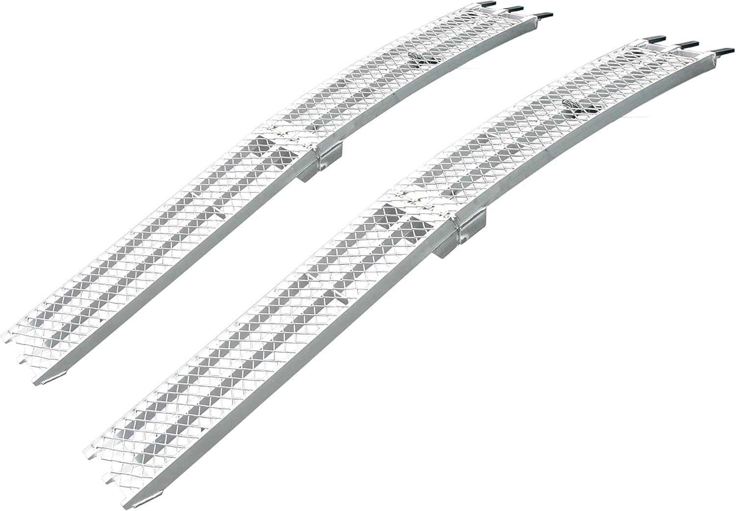 YUTRAX® 89” Folding Arched Ramps, Aluminum Arch Ramps, 1500 lb. Capacity, Arched