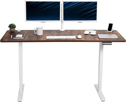 Miniatura 31 de VIVO DESK-KIT-E2B1B - Escritorio eléctrico de pie con motor doble, ajuste de altura de memoria, serie E2B, marco negro superior negro, DESK-KIT-E2B1B