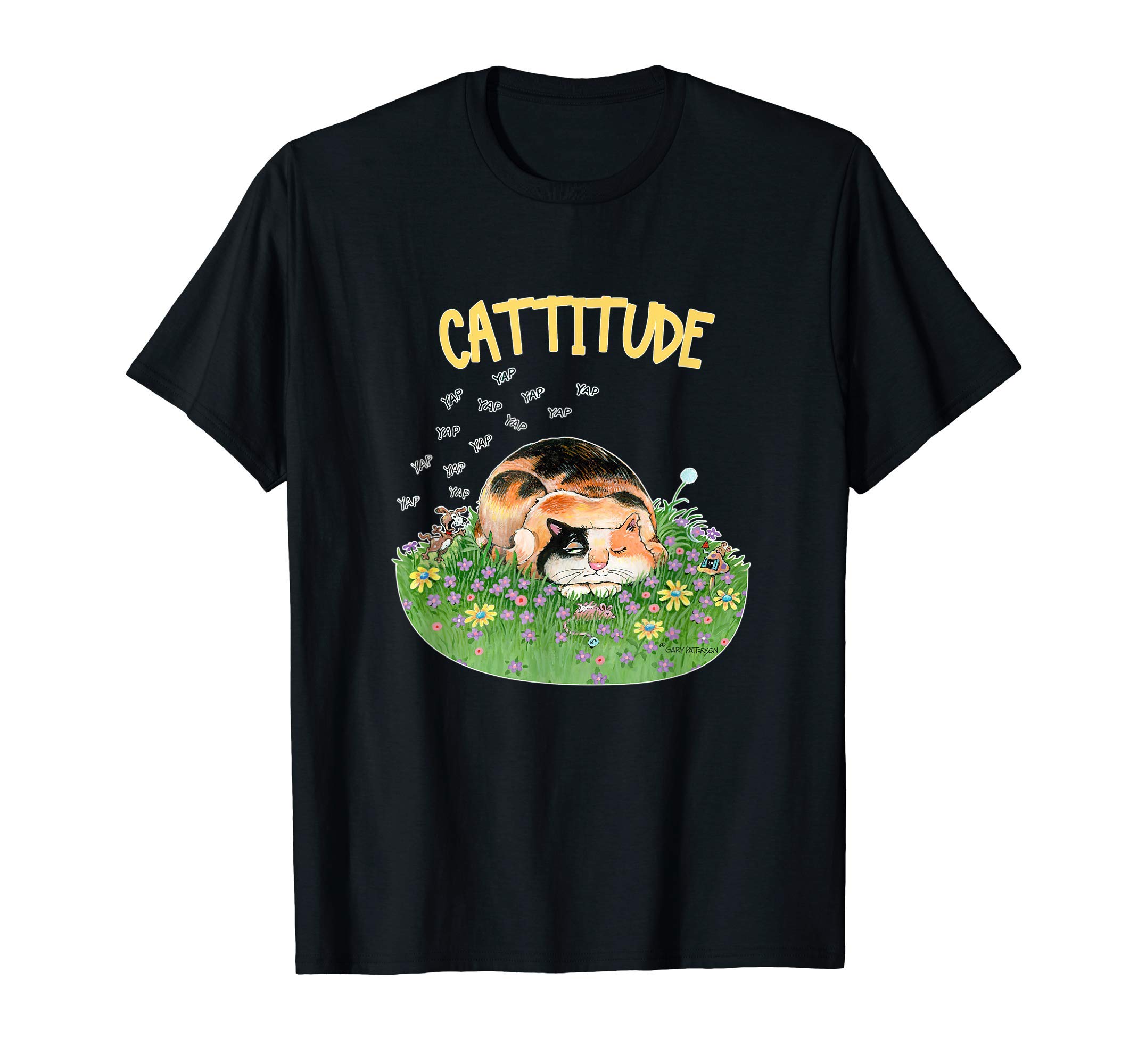 Funny Catitude Cat Attitude Official Gary Patterson T-Shirt