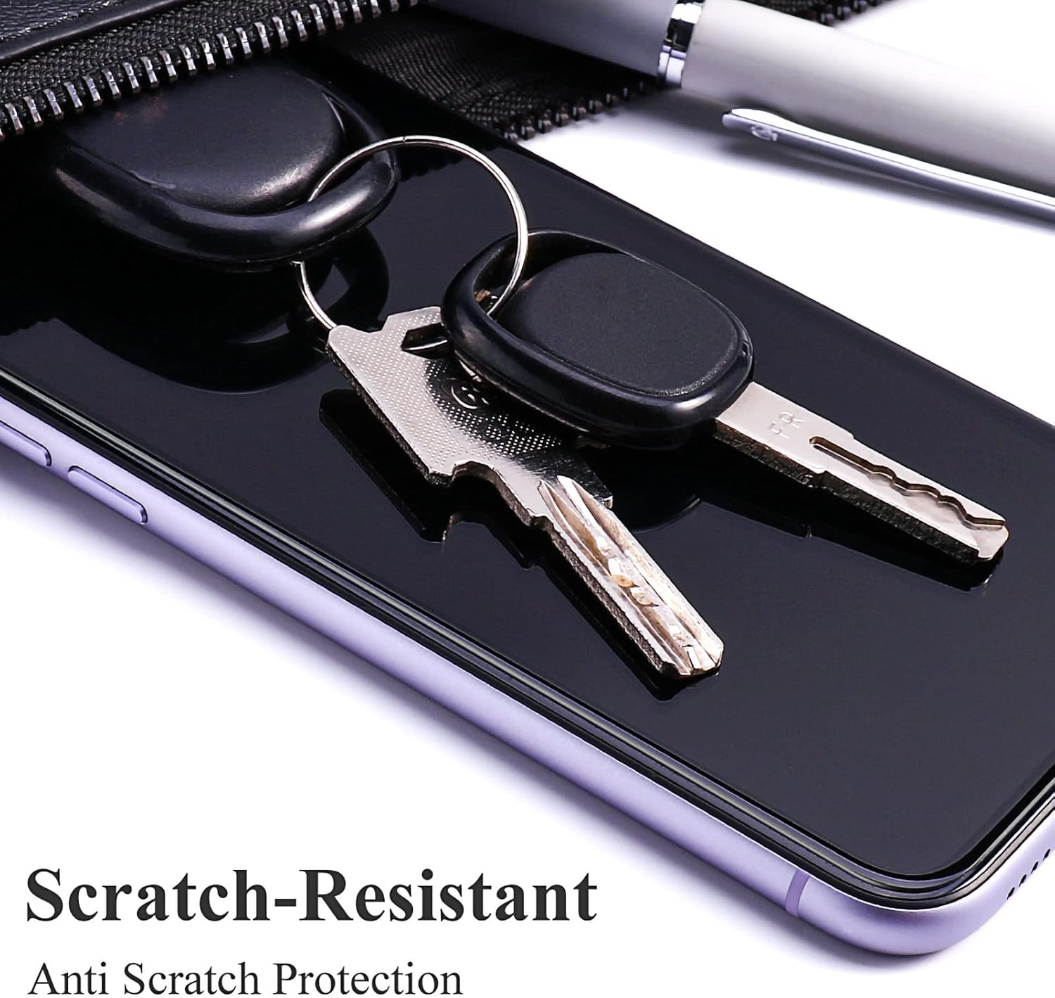 AKABEILA [3 Pack Screen Protector for Oppo A53 4G/A32/A33/A73 5G/A53 5G HD Tempered Glass Film 9H Hardness Case Friendly Easy Installation Anti Scratch Bubble Free [Full Coverage] 6.5" Black